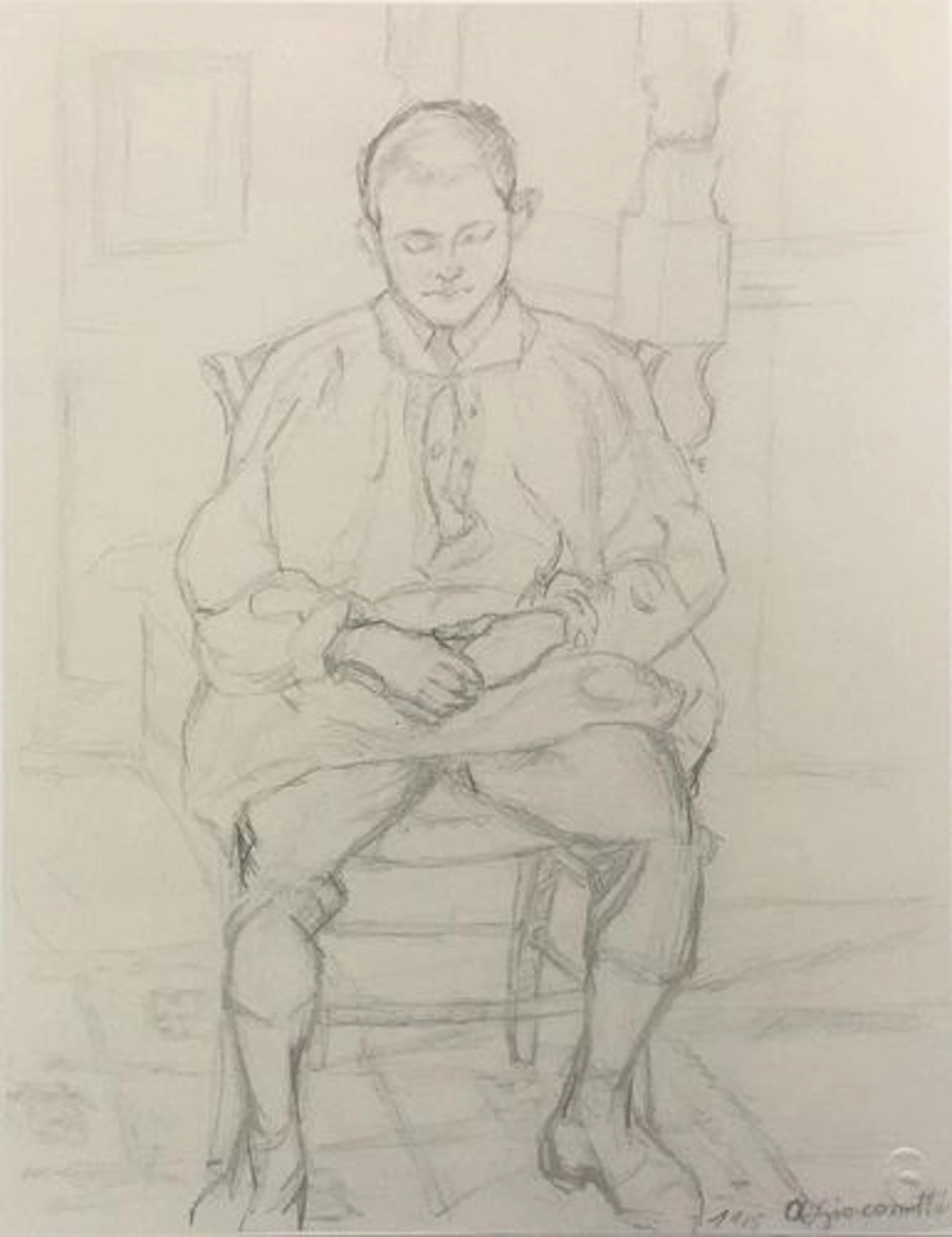 Alberto Giacometti - Ritratto di Diego Fanciullo