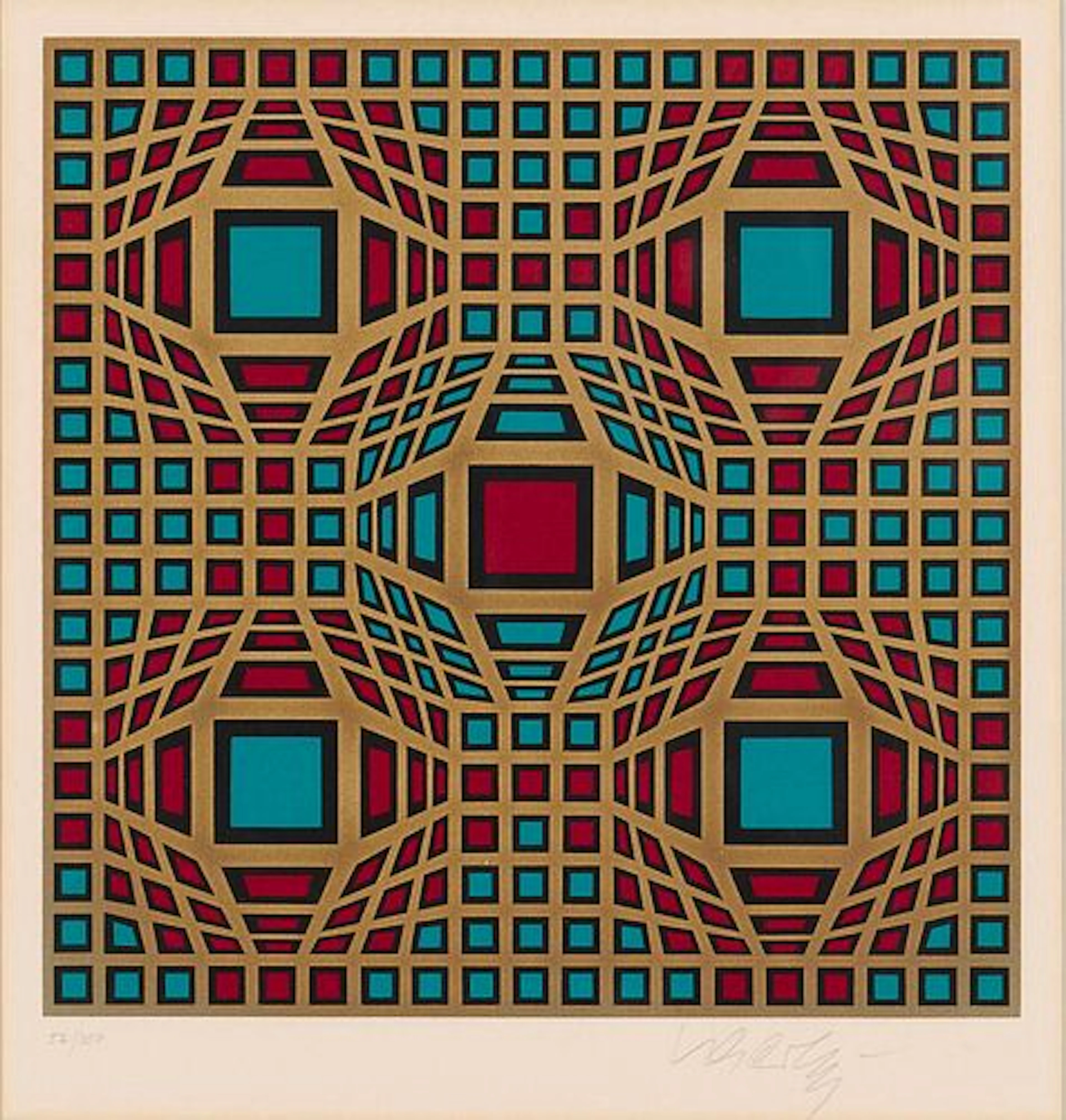 Victor Vasarely - Untitled