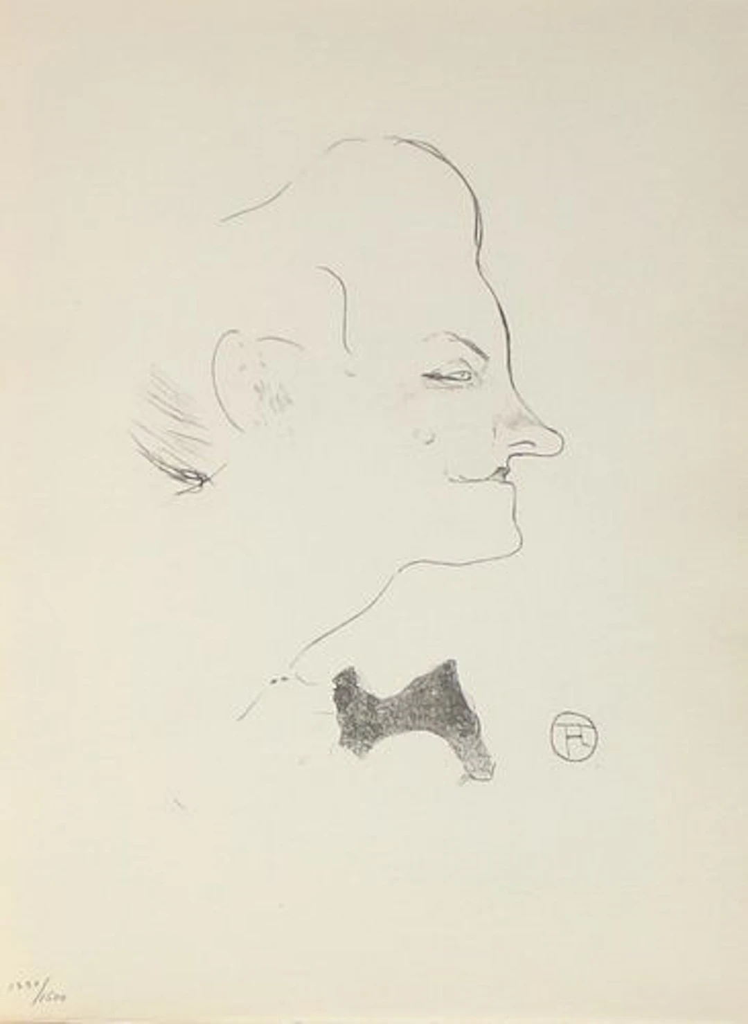 Henri Toulouse Lautrec (After) - Yvette Guilbert II