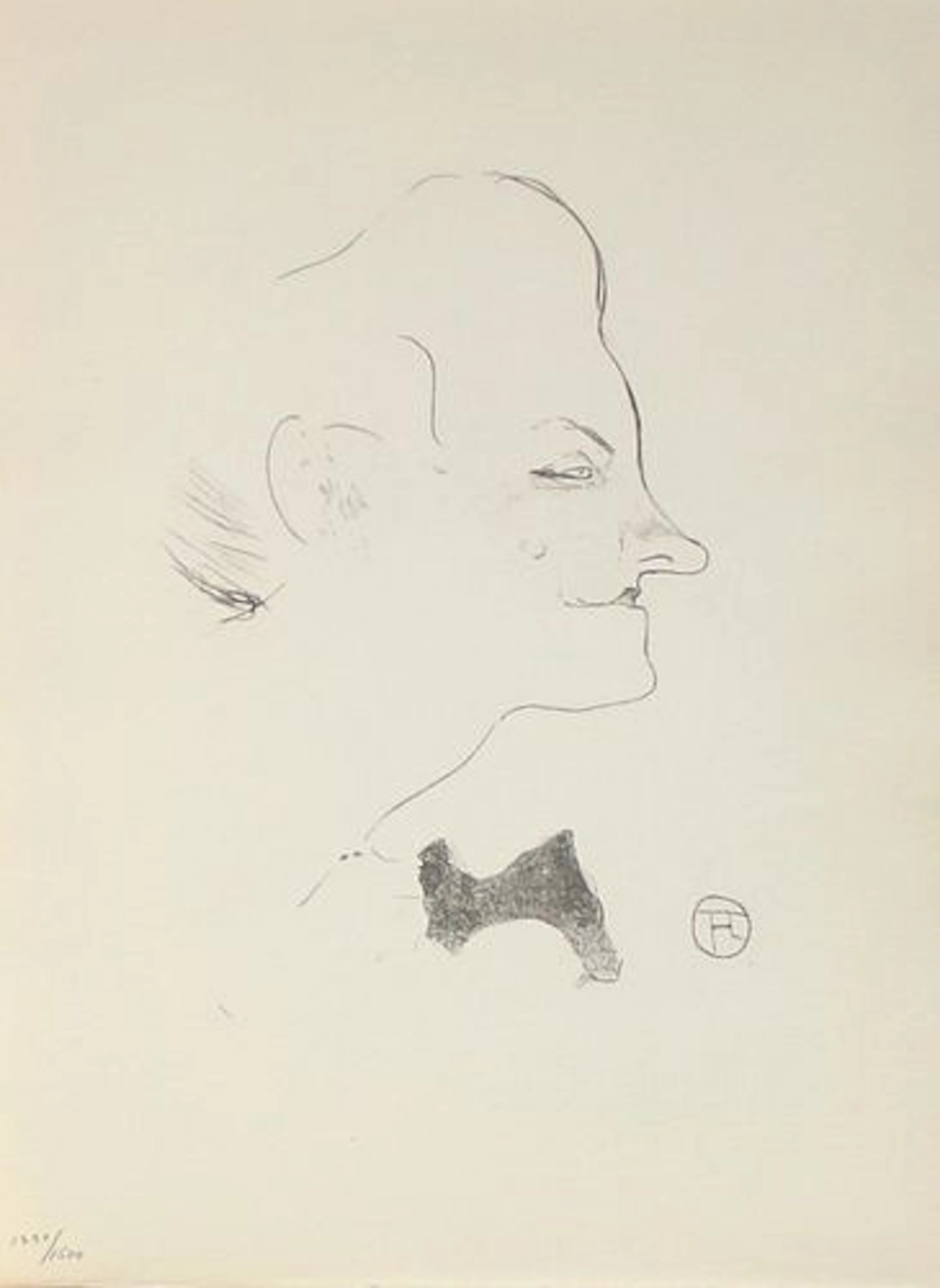 Henri Toulouse Lautrec (After) - Yvette Guilbert II