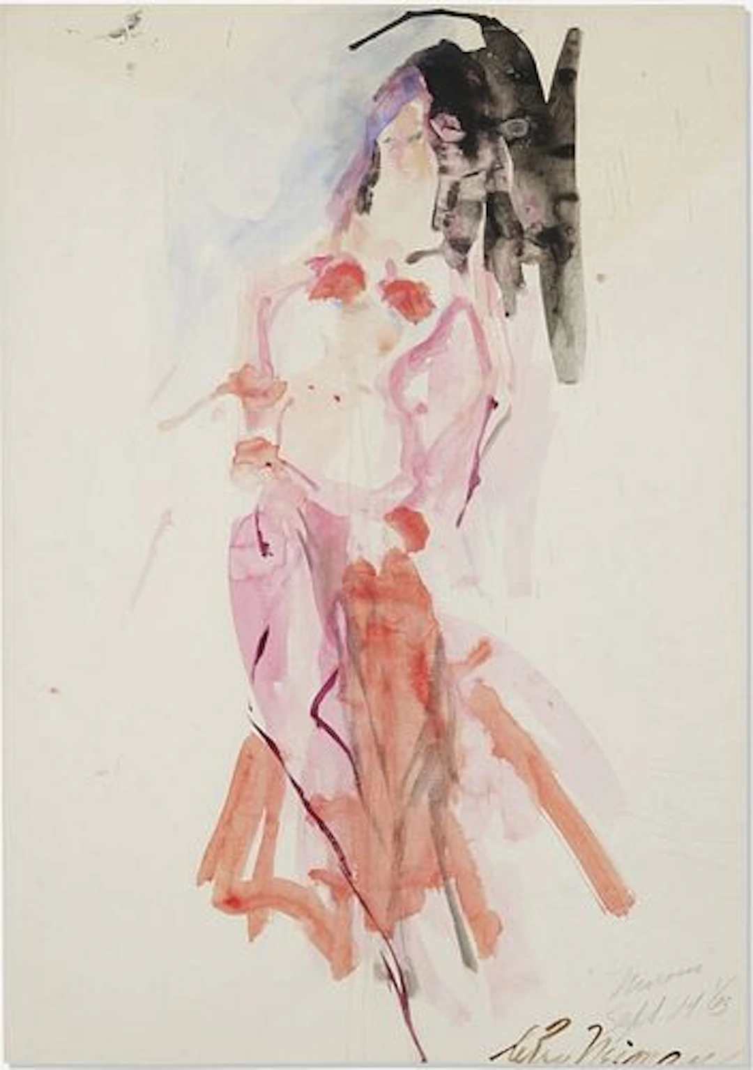 LeRoy Neiman - Morocco (Study of a Belly Dancer)