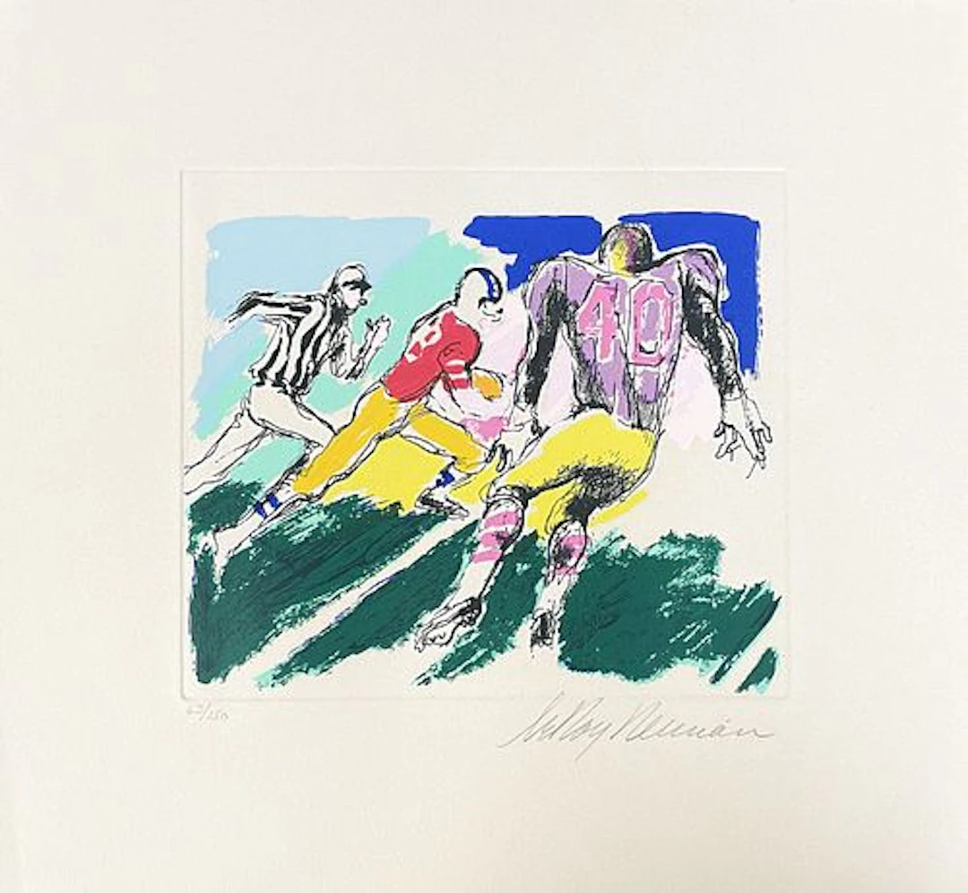 Leroy Neiman - Football 10