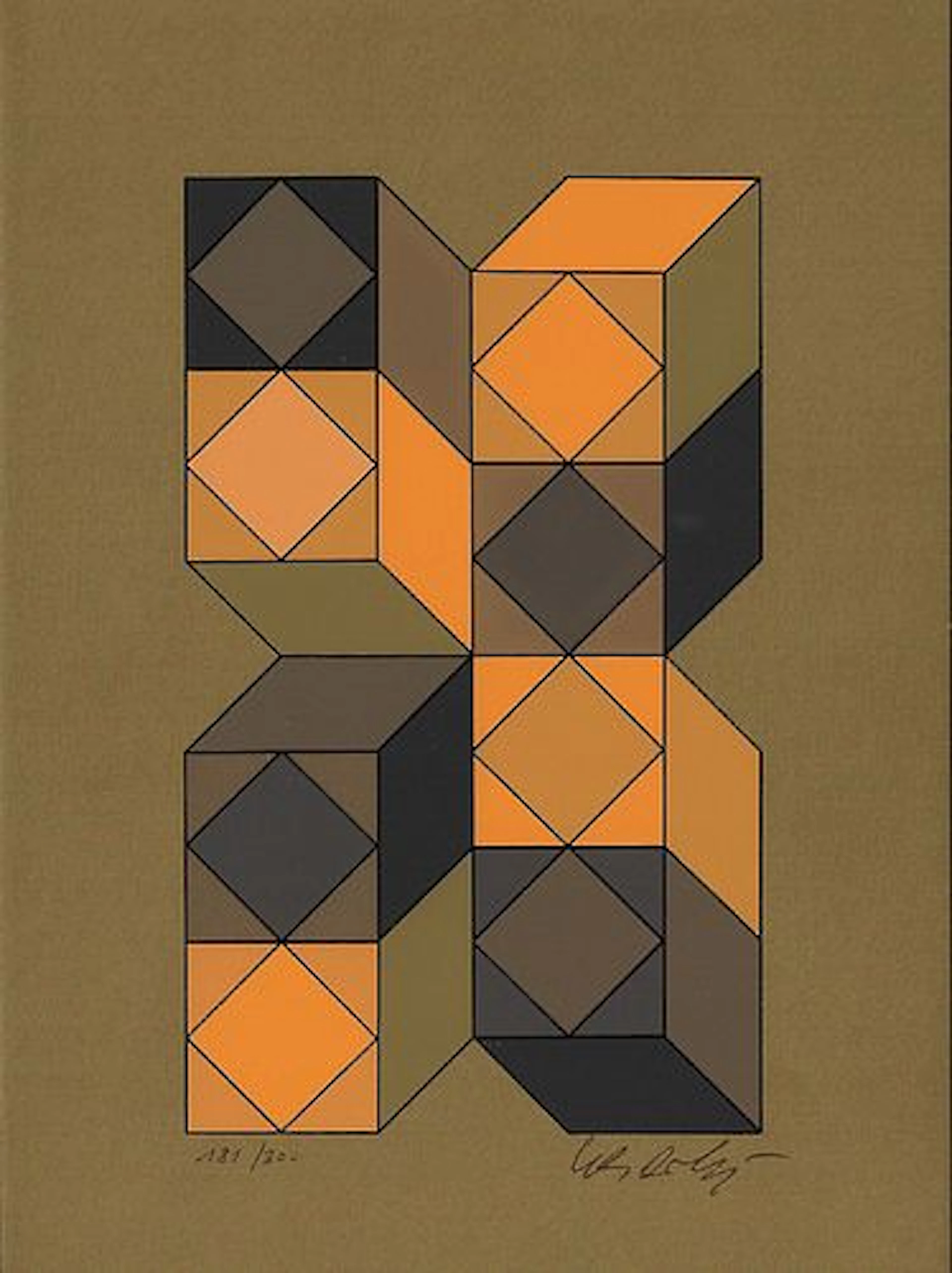 Victor Vasarely - Sonora V