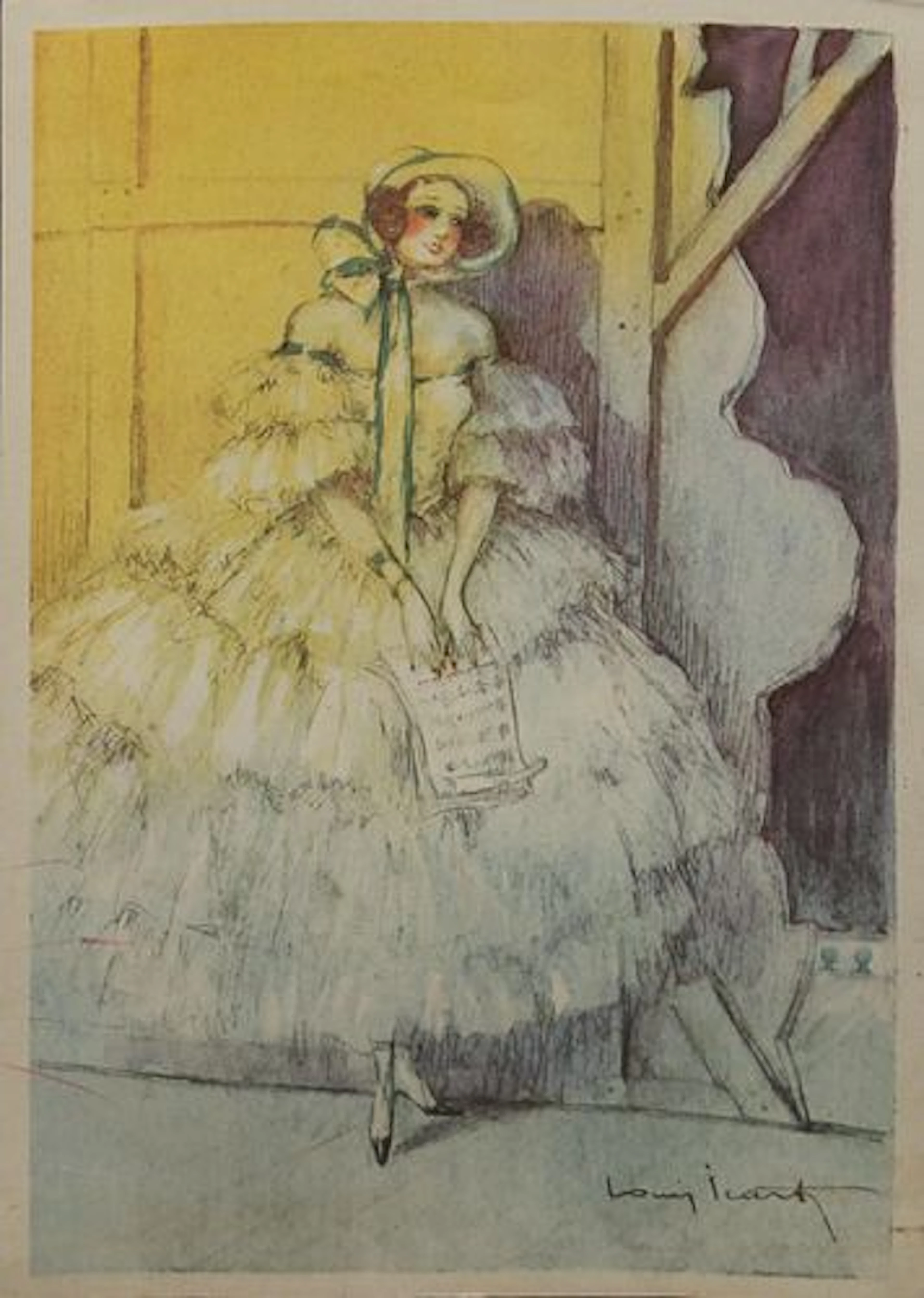 Louis Icart - In the Wings
