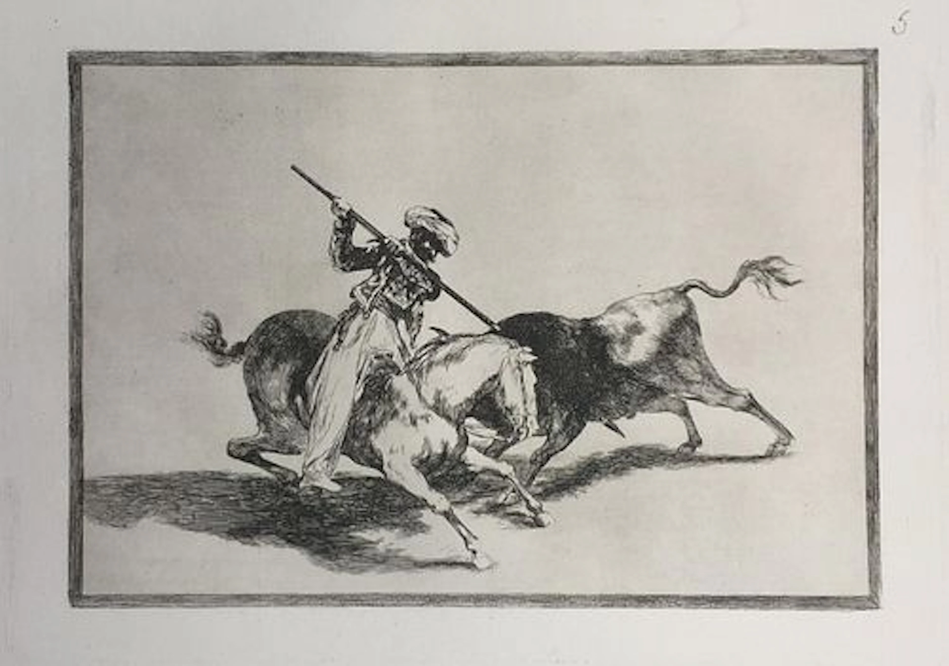 Francisco Jose De Goya Lucientes - La Tauromaquia Plate