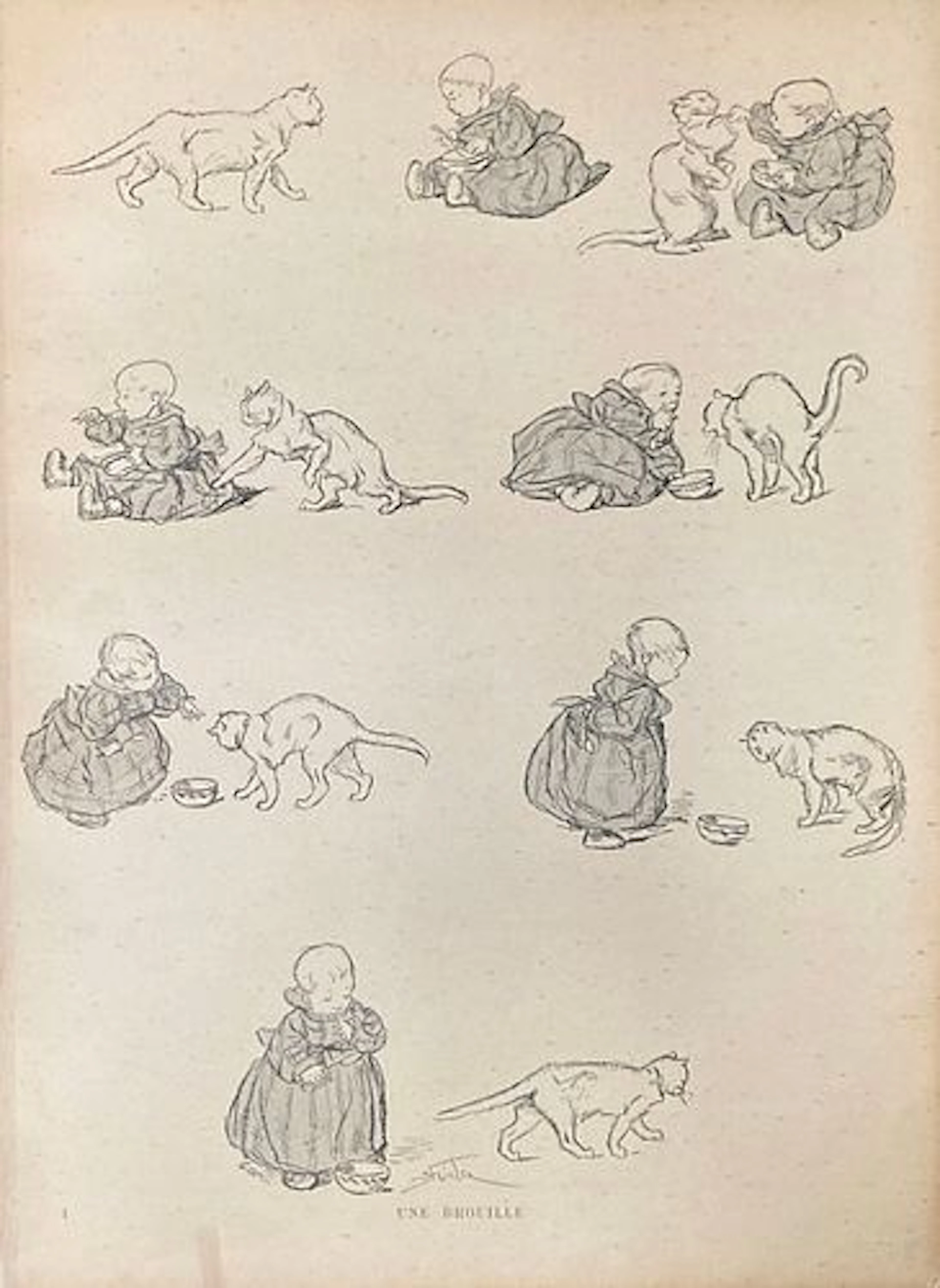 Theophile Alexandre Steinlen - Une Brouille