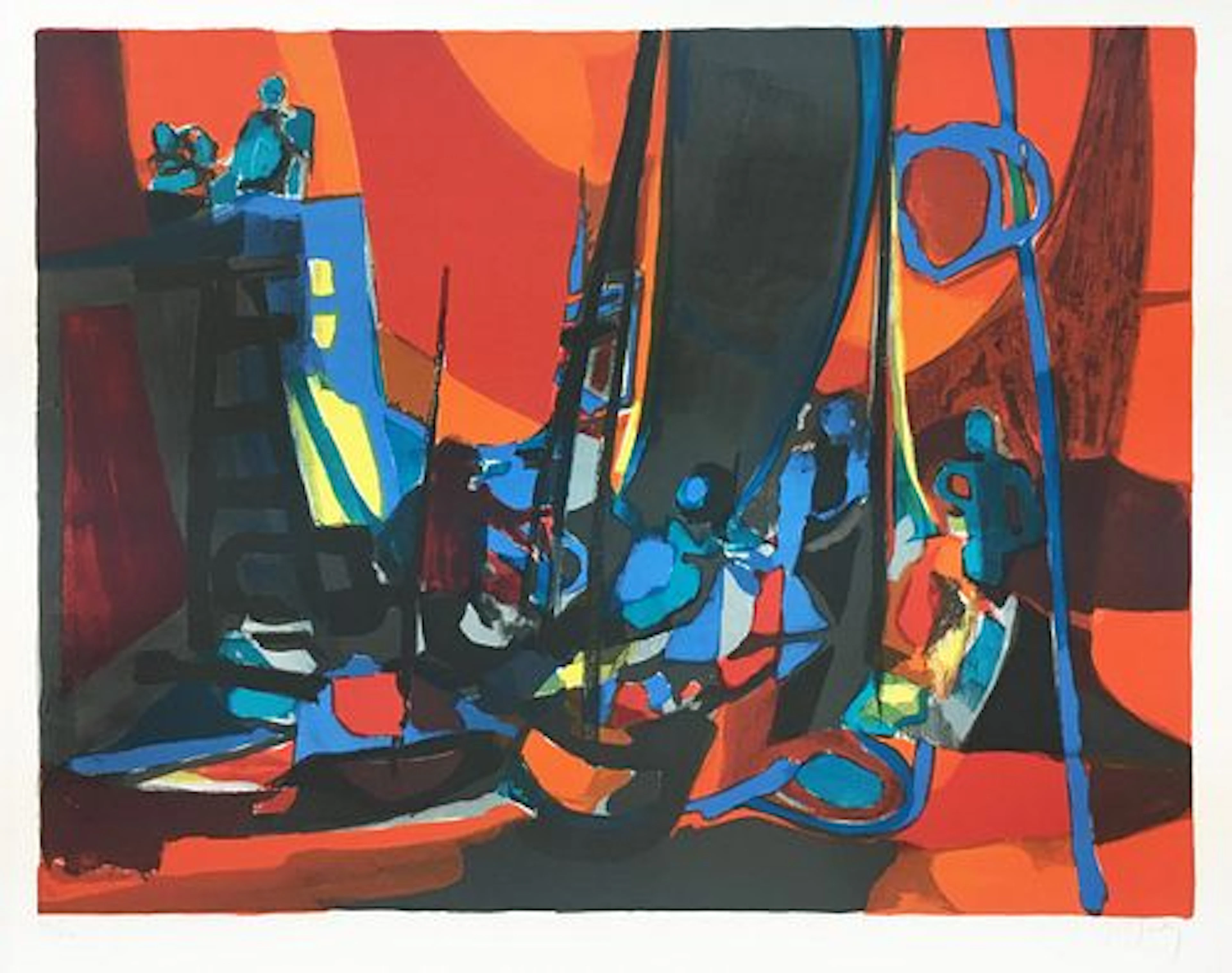 Marcel Mouly - Sailing in the Night II