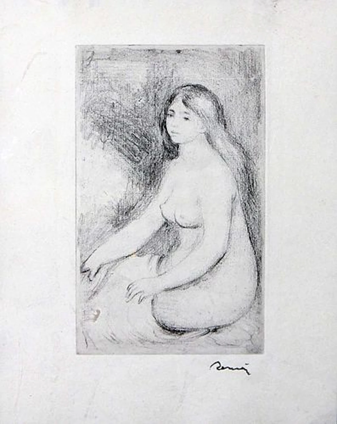 Pierre-August Renoir "Baigneuse Assise" 1919