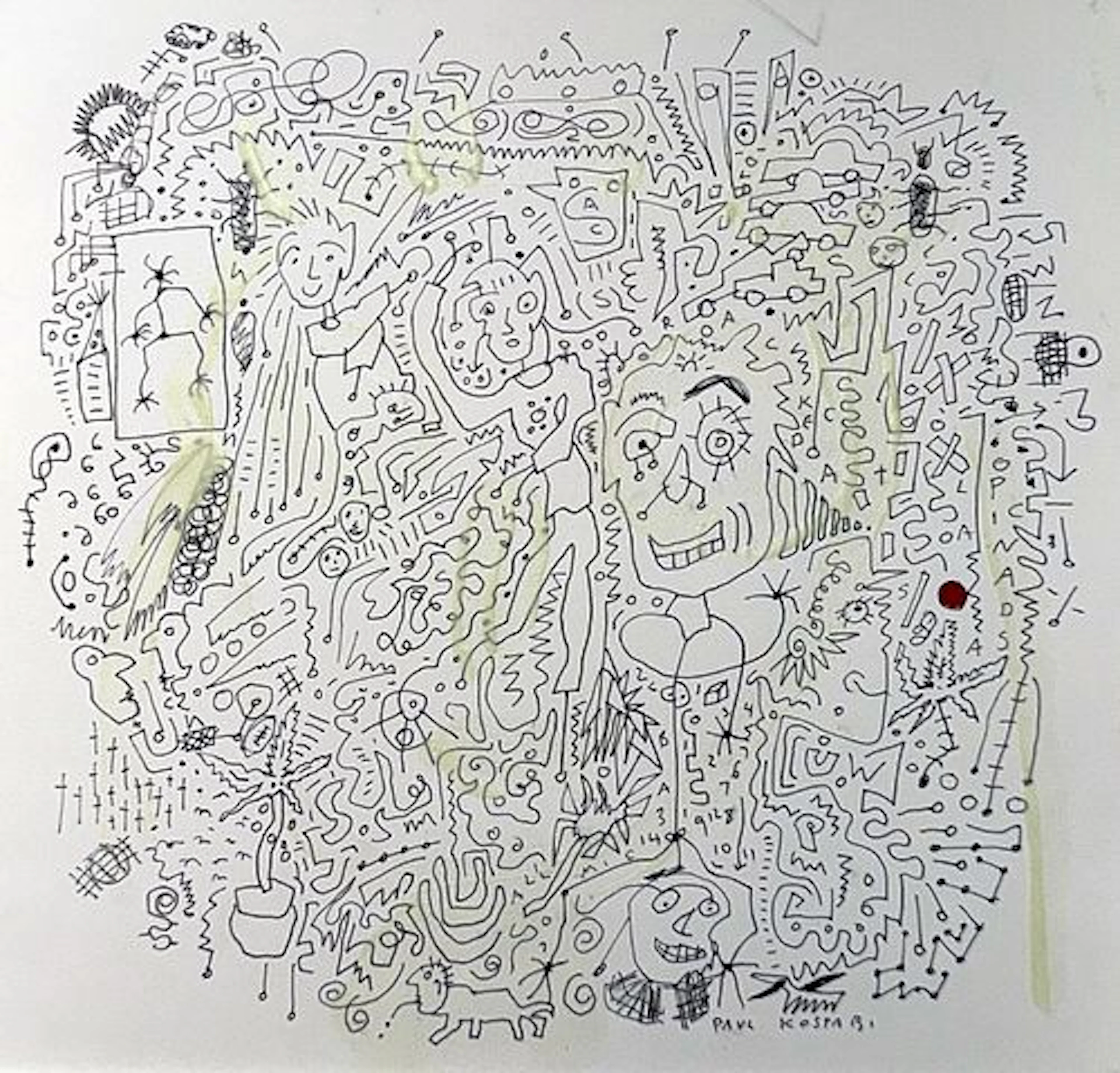 Paul Kostabi - Burning Septum