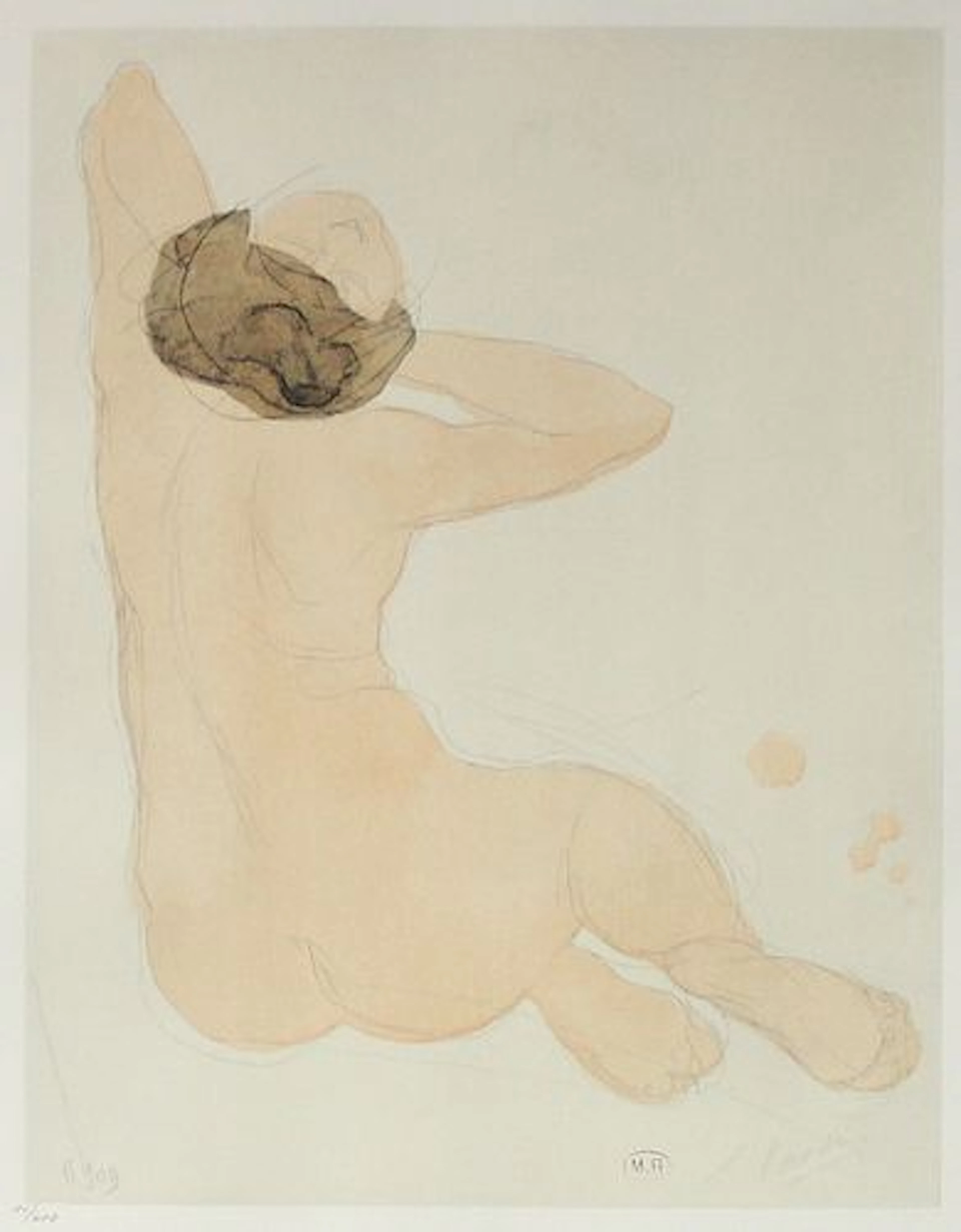 Auguste Rodin - Aquarelle V