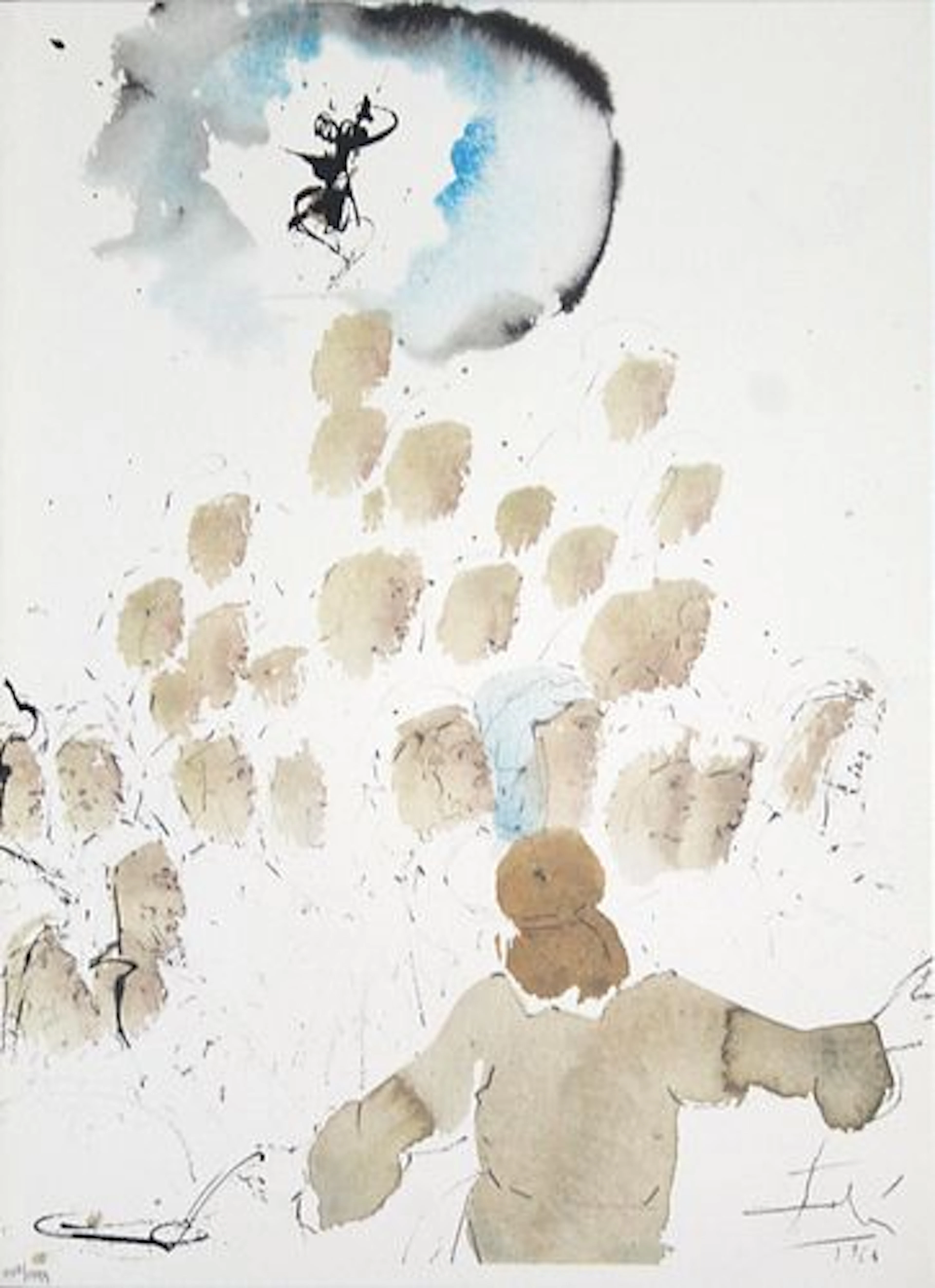 Salvador Dali - The Money Changers Thrown Out Of The