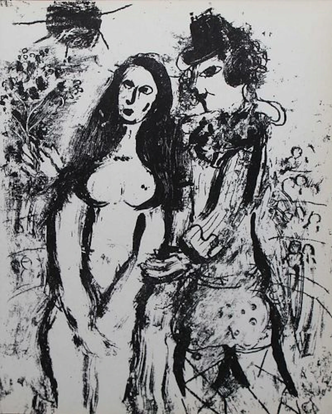 Marc Chagall - Clown In Love