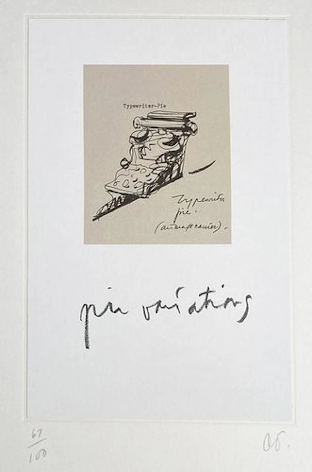 Claes Oldenburg - Notes in Hand 2