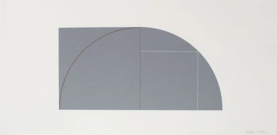 Robert Mangold - Untitled from "A Book of Silk Screen