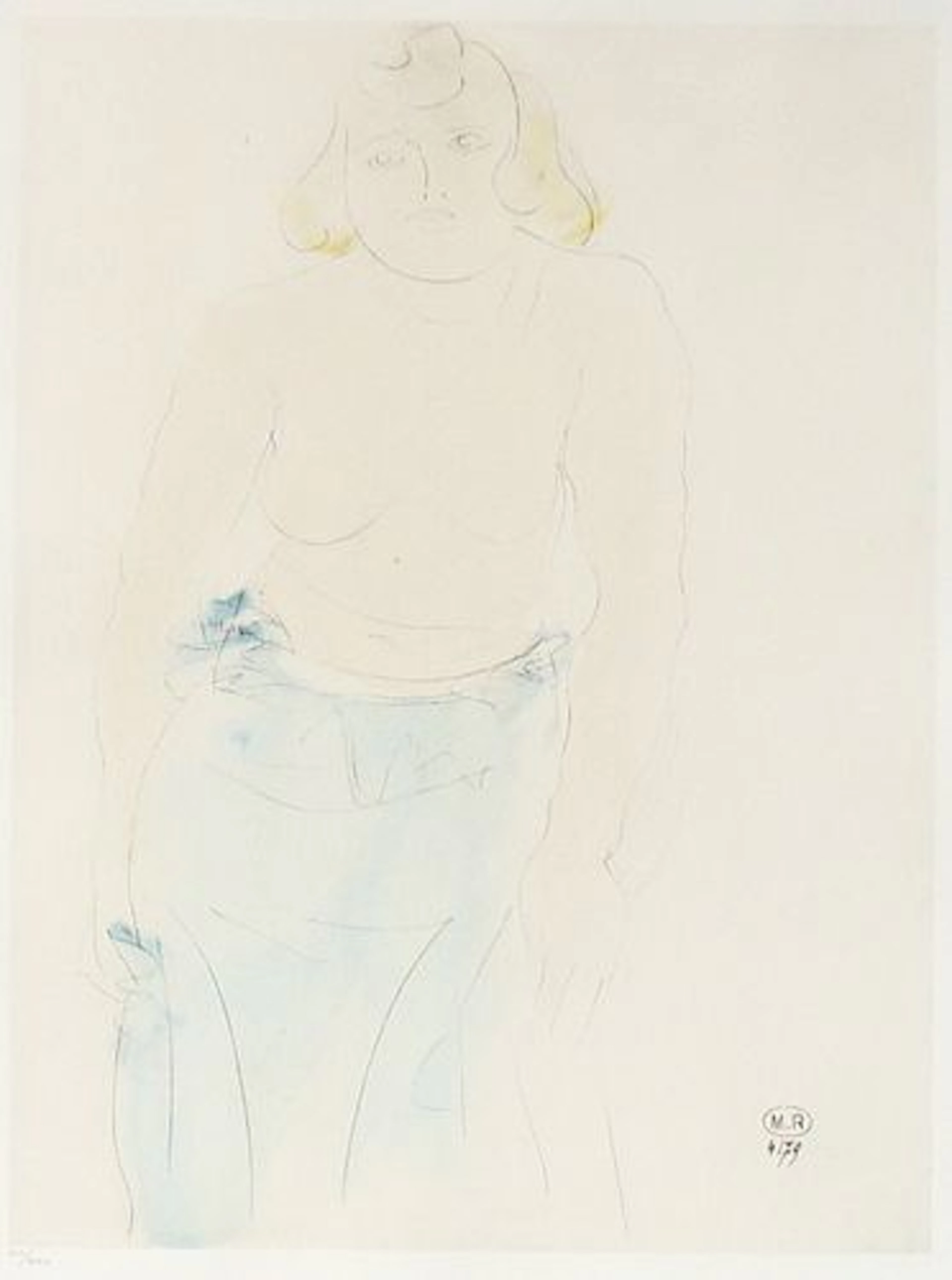 Auguste Rodin - Aquarelle VII