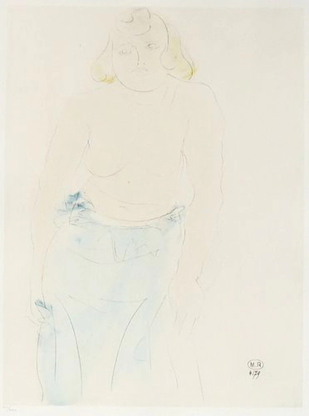 Auguste Rodin - Aquarelle VII