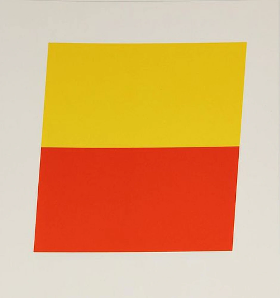 Ellsworth Kelly (After) - Yellow/Red-Orange