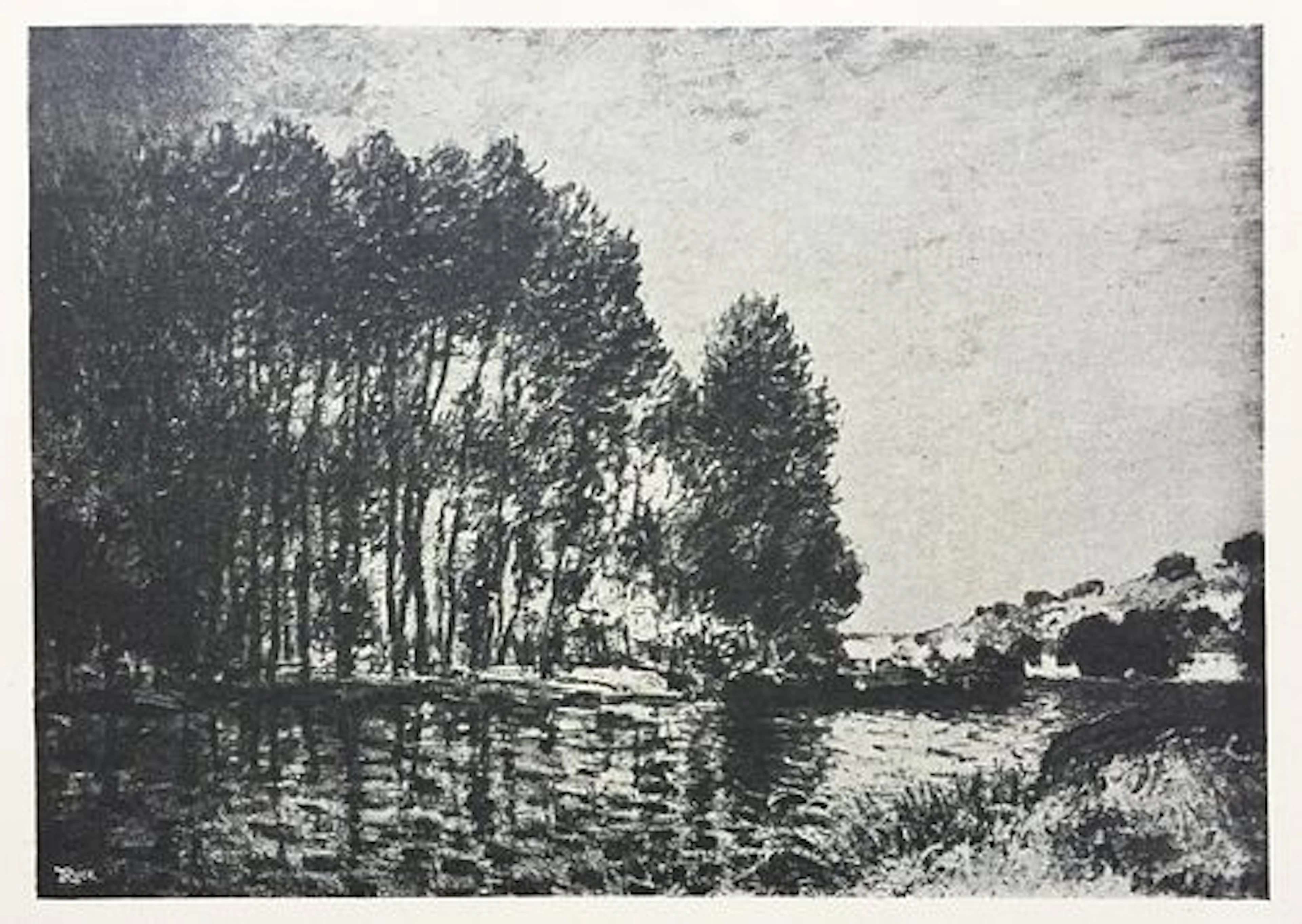 Alfred Sisley (After) - Les Peupliers