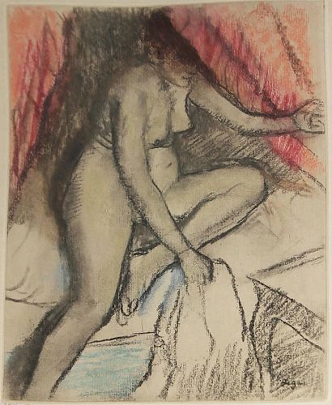 Edgar Degas - Nude From the Danse Dessin