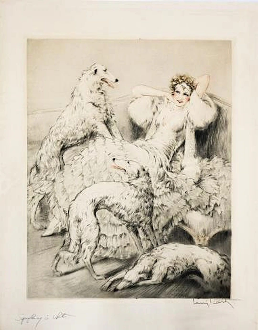 Louis Icart - Symphony in White