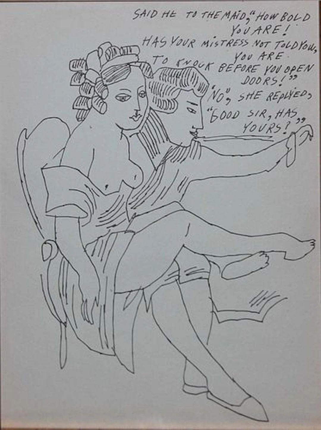 Andy Warhol - Untitled from "Love is a Pink Cake"