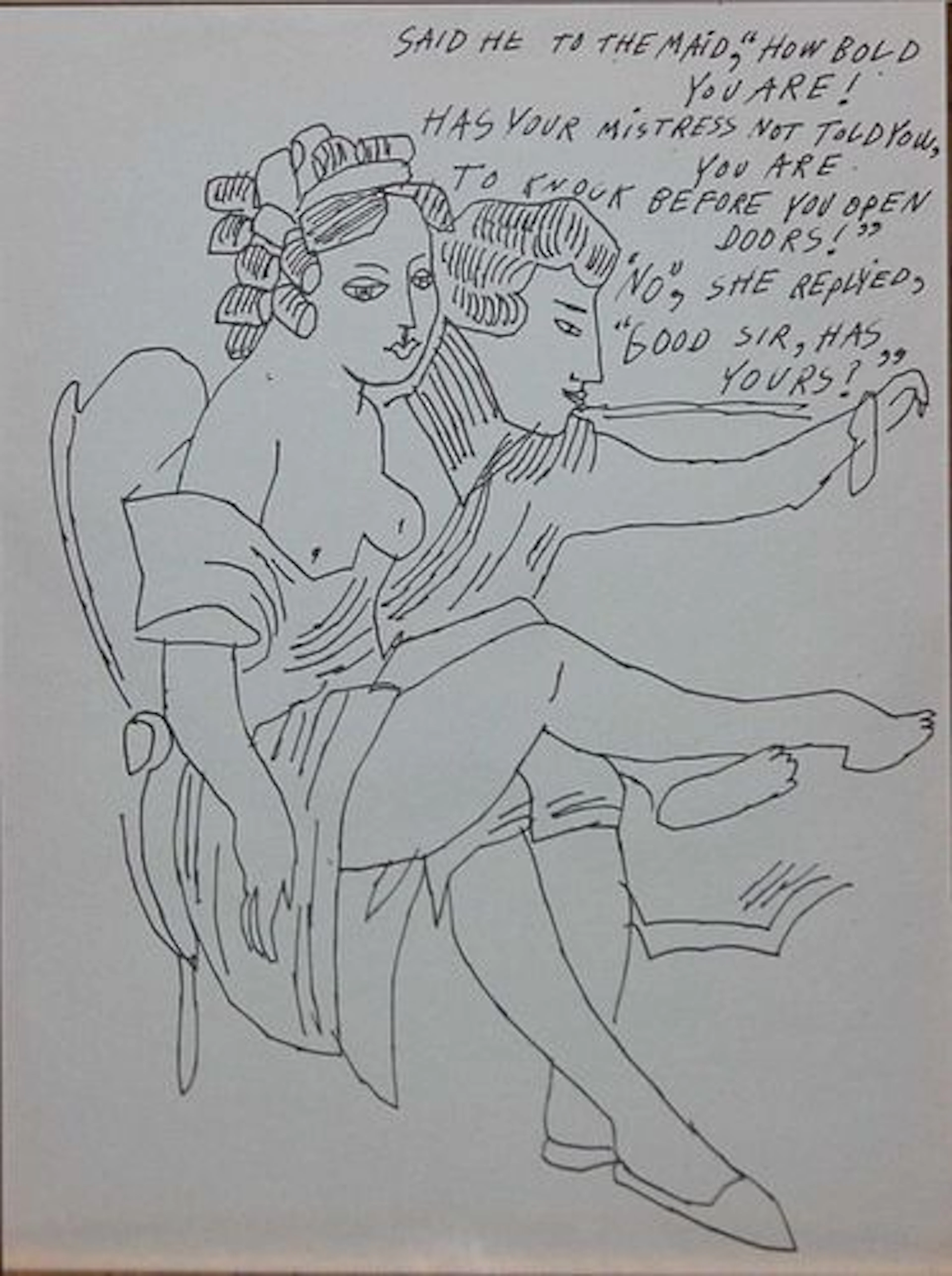 Andy Warhol - Untitled from "Love is a Pink Cake"