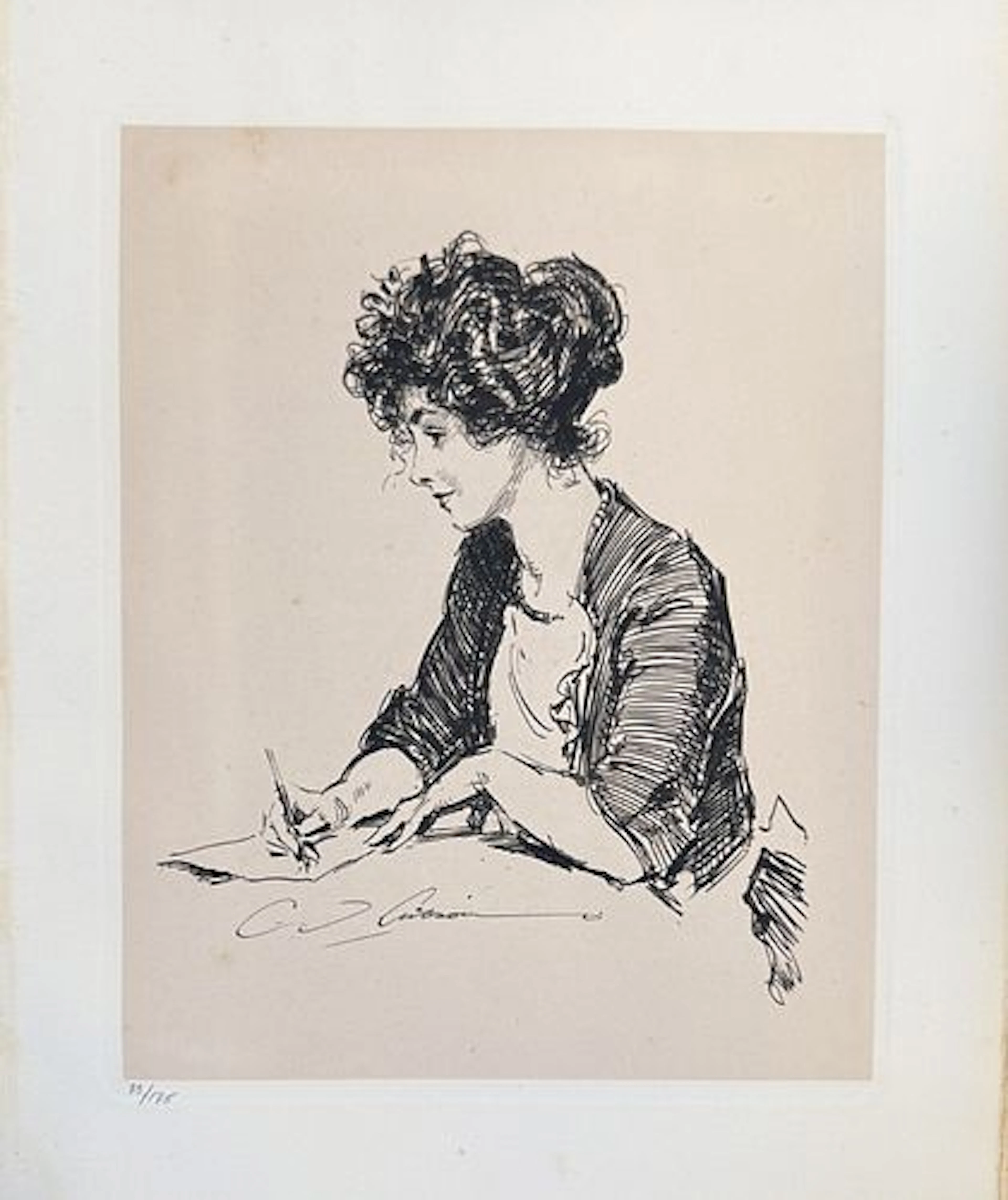 Charles Dana Gibson - The Girl He Left Behind Him