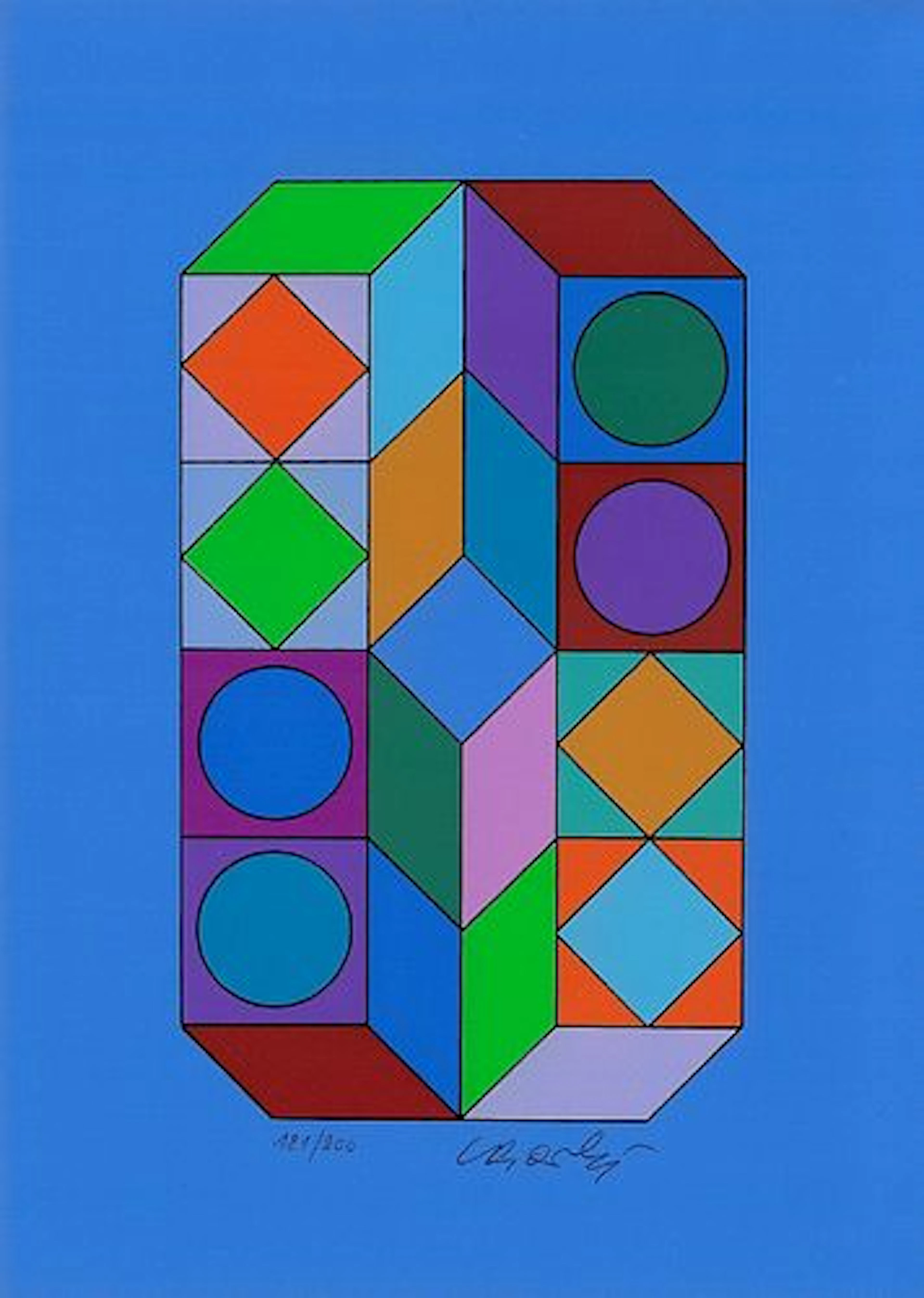 Victor Vasarely - Sonora VII