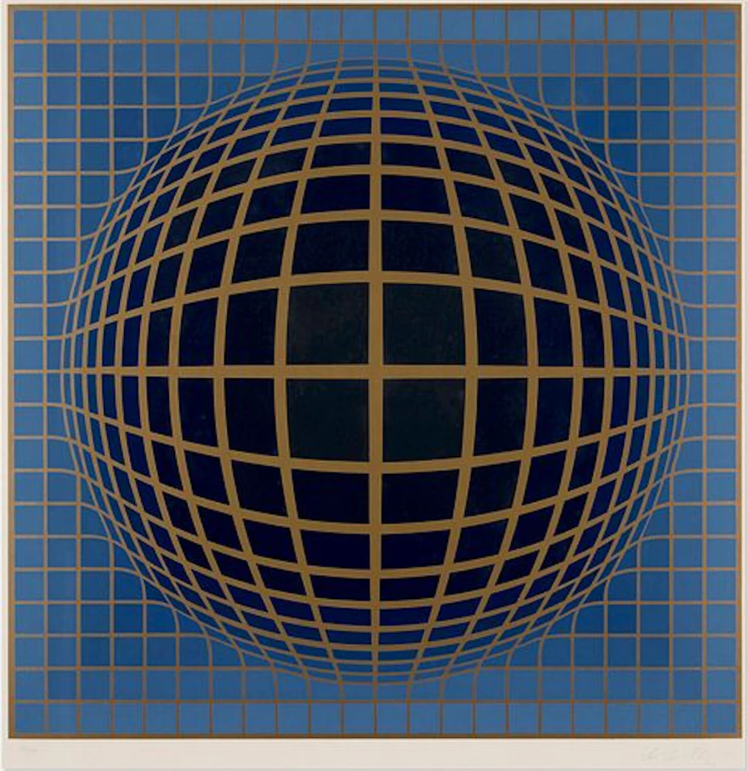 Victor Vasarely - B-Bomb-b III