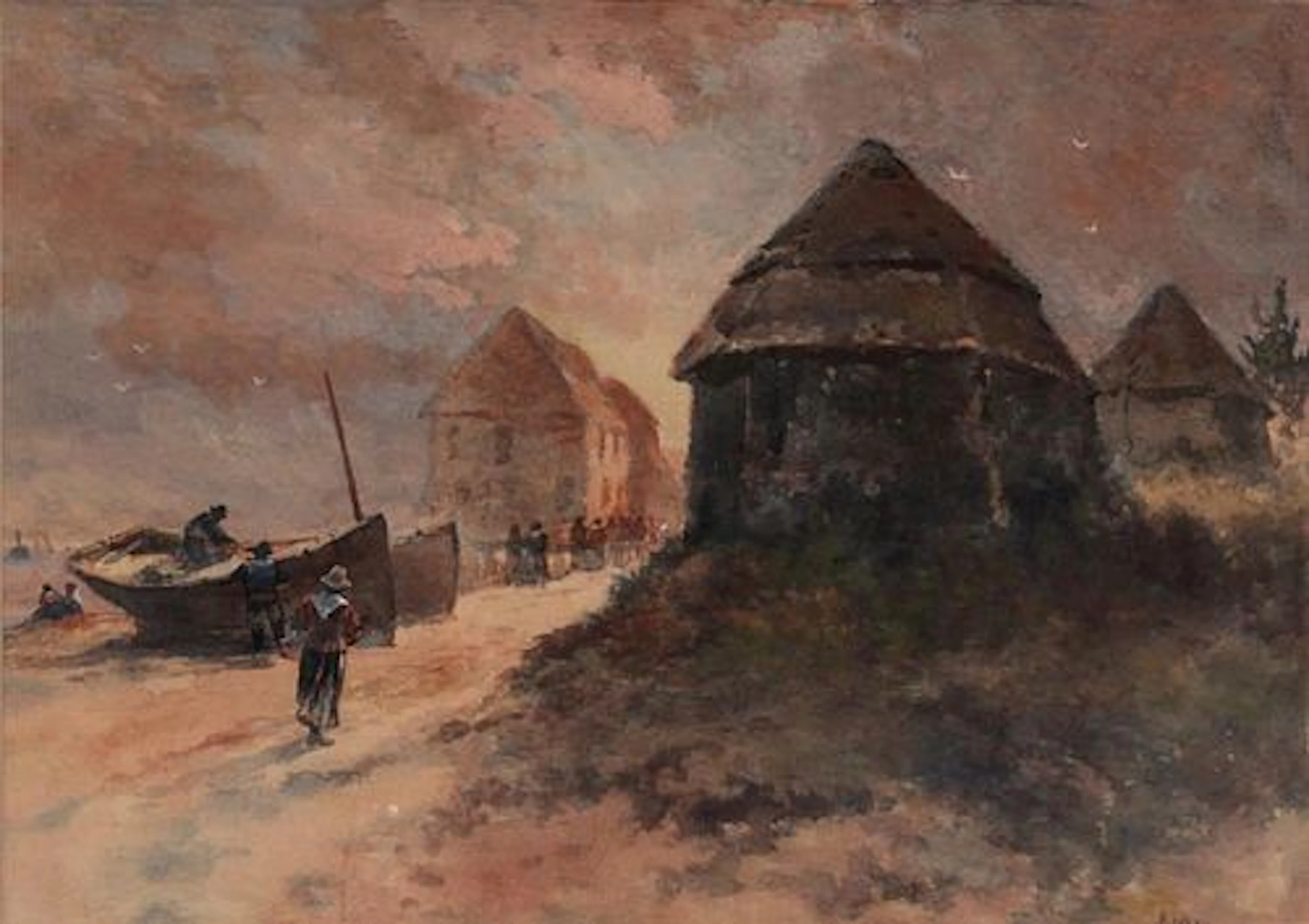 Joseph Becker - Untitled watercolor landscape