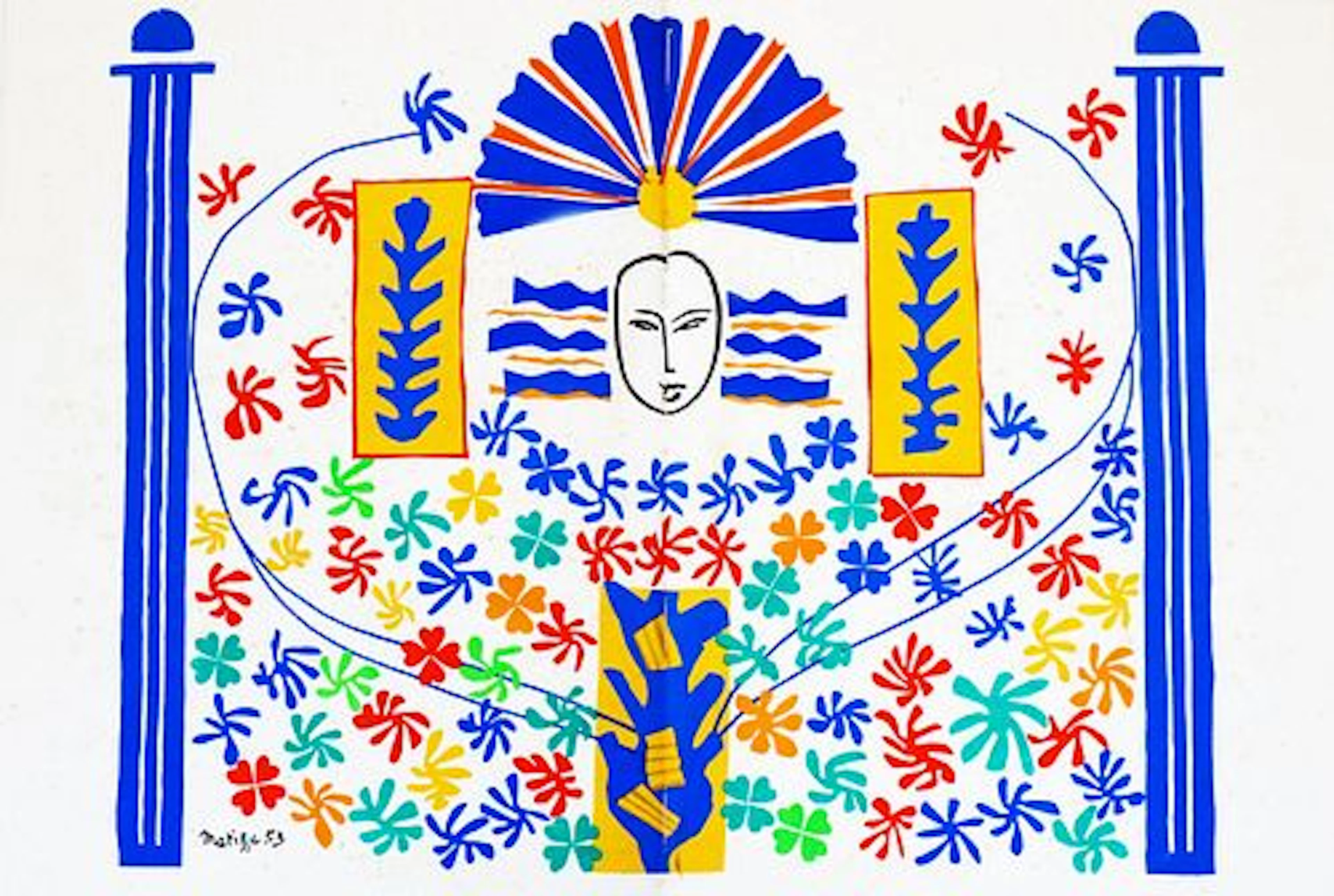 Henri Matisse - Double sheet from verve 1952
