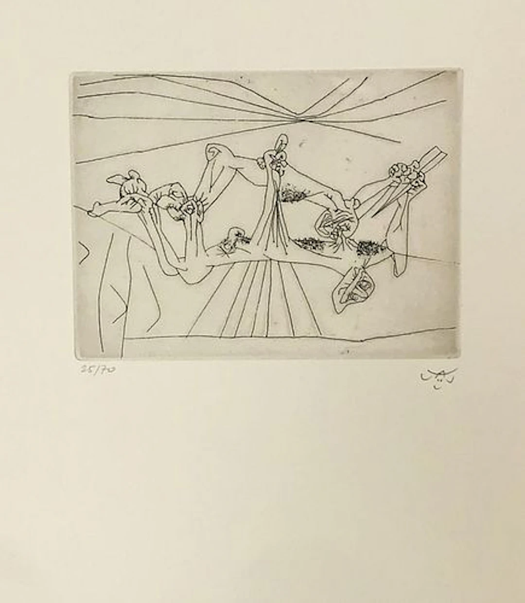 Roberto Matta - Untitled 208 (From the New School