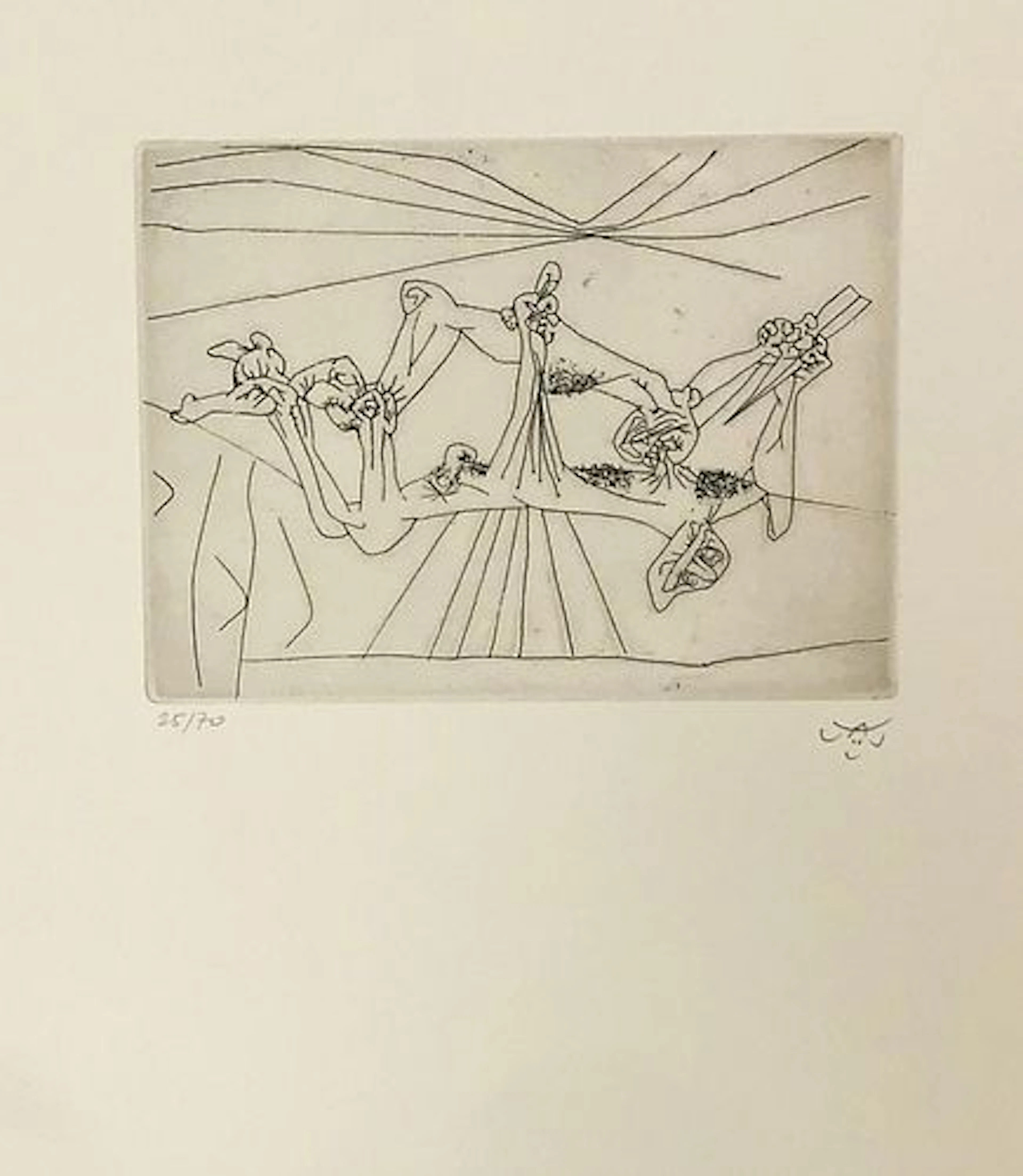Roberto Matta - Untitled 208 (From the New School