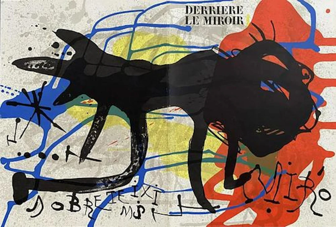 Joan Miro - Cover from Derriere le Miroir No. 203