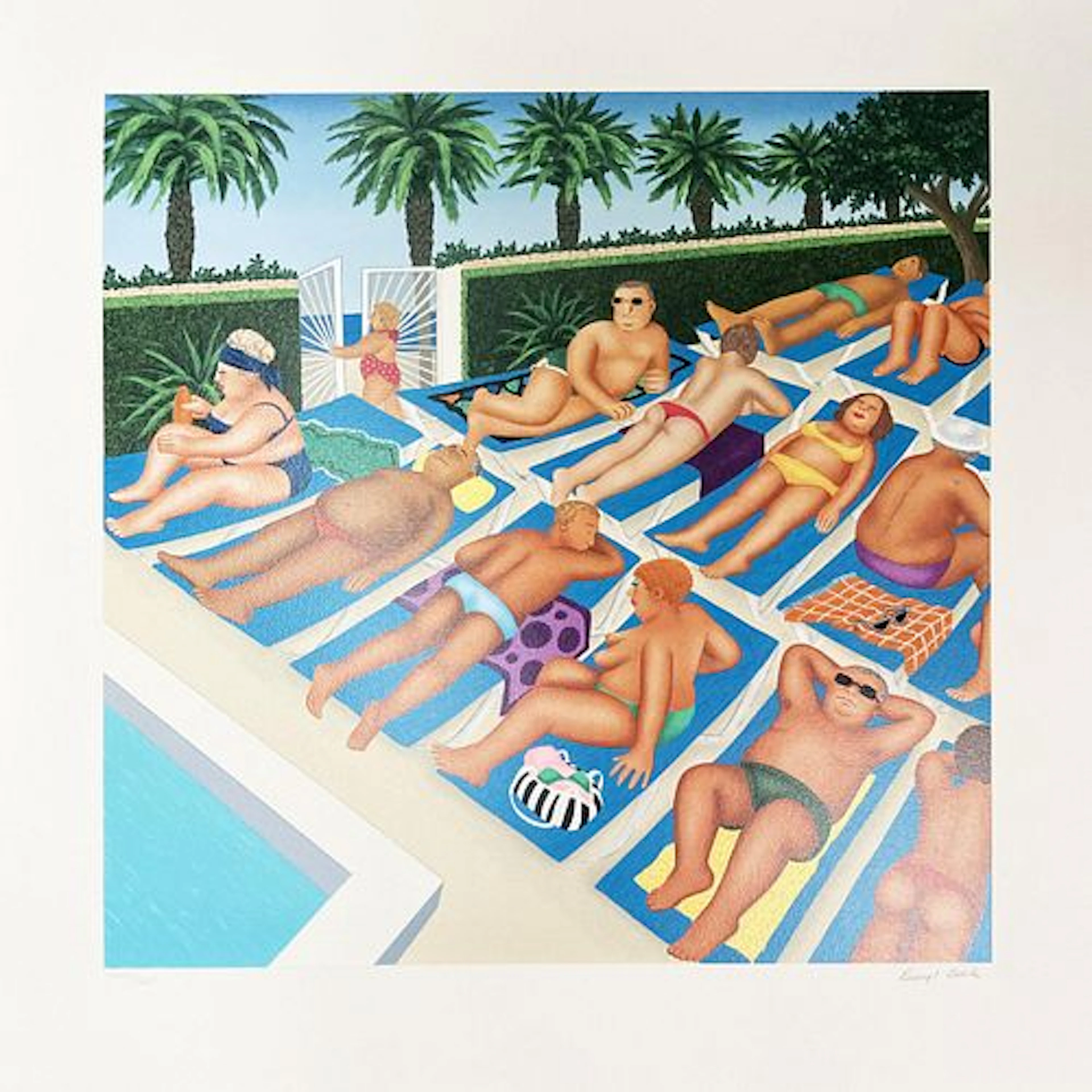 Beryl Cook - Sunbathers