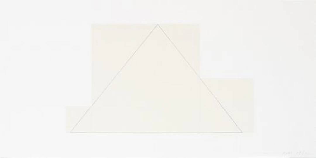 Robert Mangold - Untitled from "A Book of Silk Screen