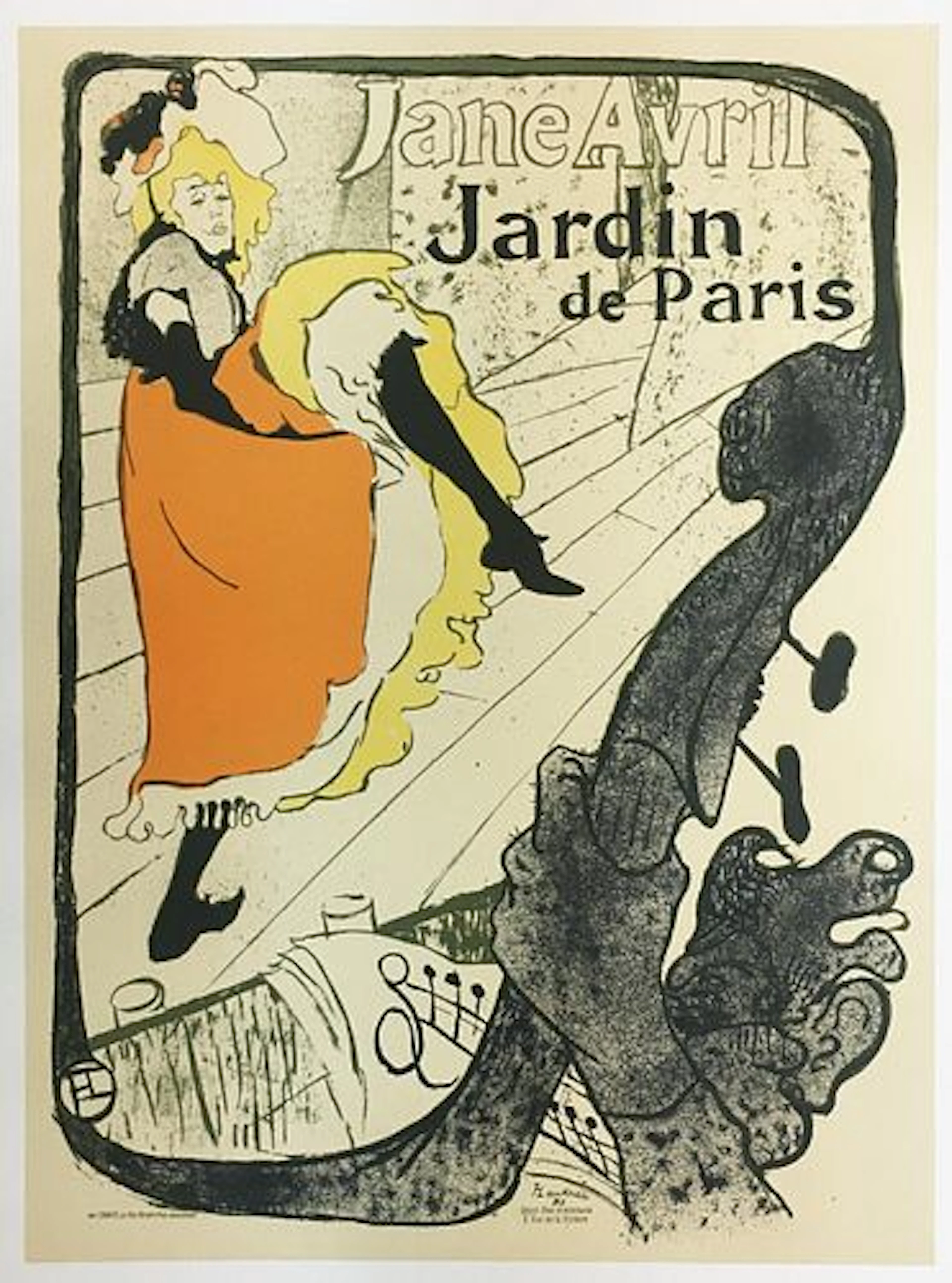 Henri Tolouse-Lautrec (After) - Jane Avril