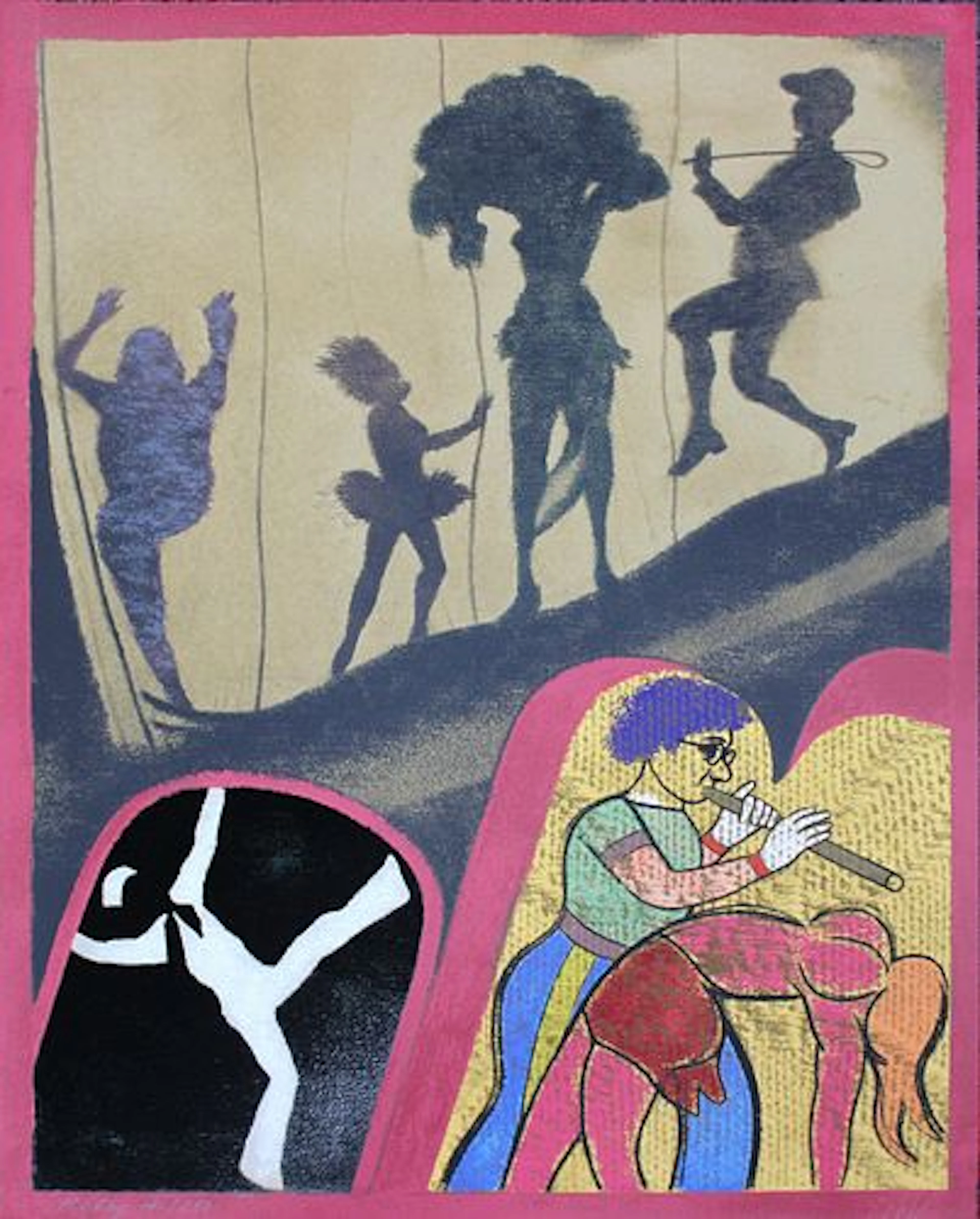 R. B. Kitaj - Performing Arts Center from "New York New
