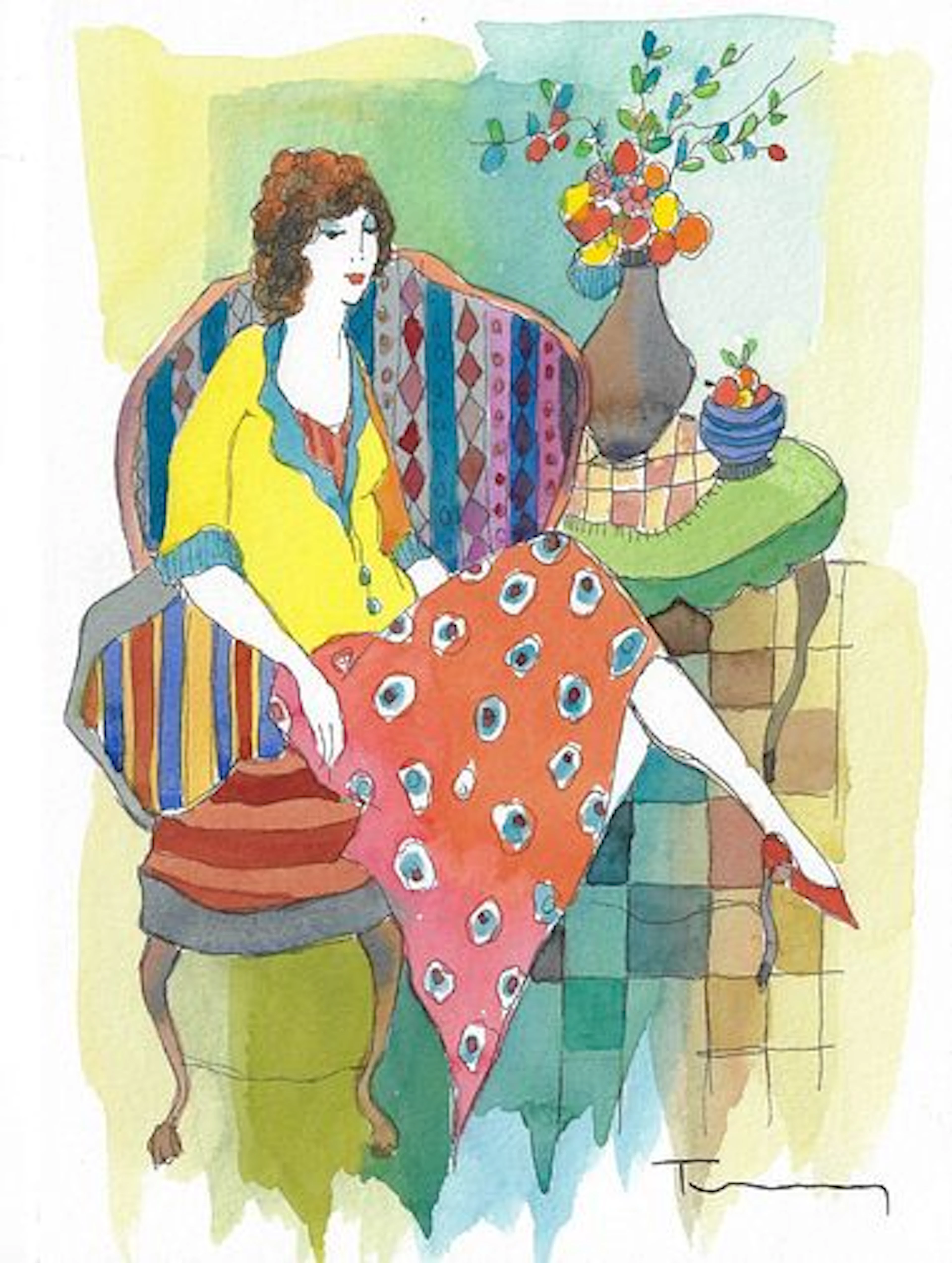 Itzchak Tarkay - Untitled