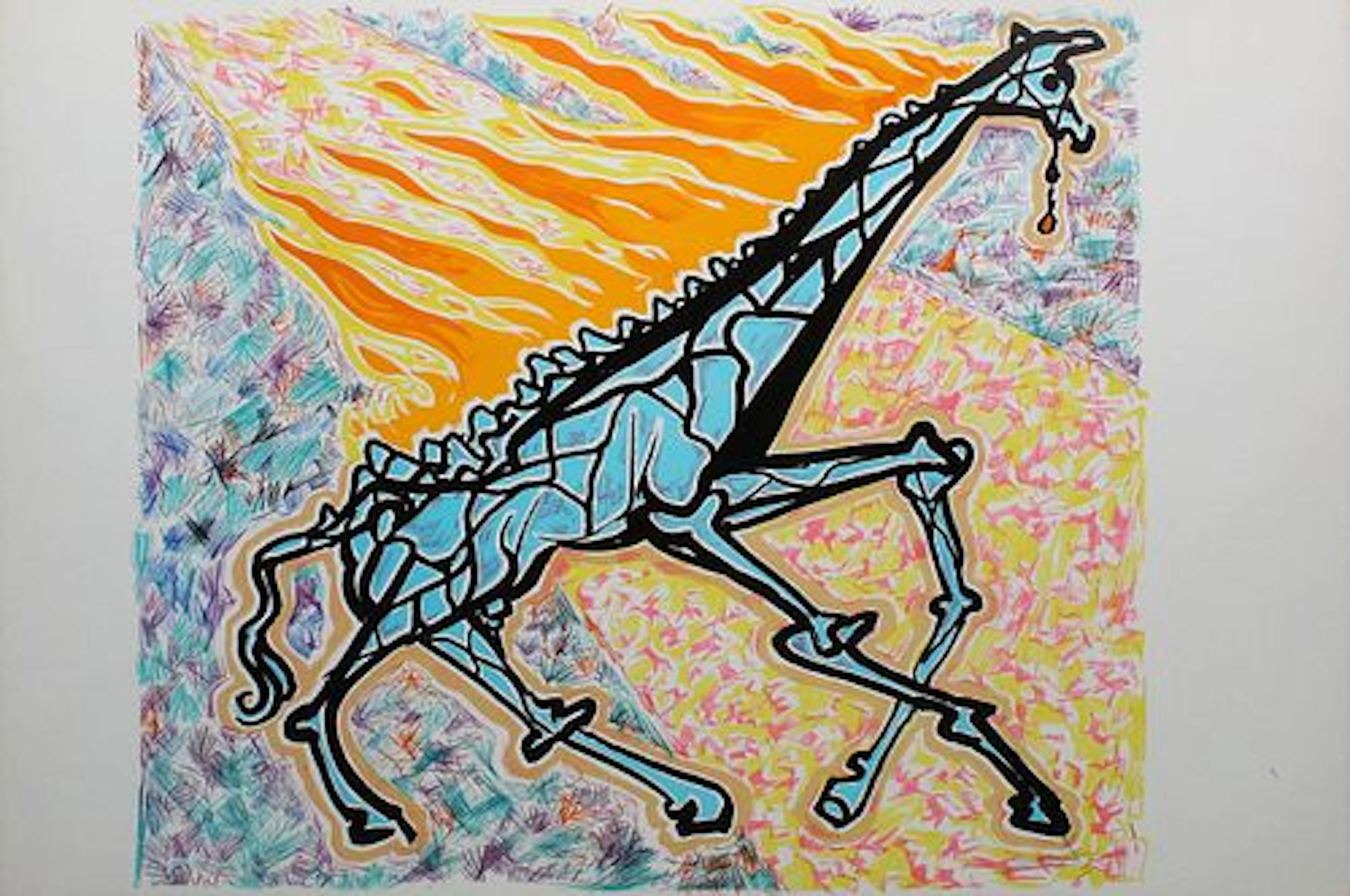 Salvador Dali - Le Girafe en Feu (Giraffe Afire)
