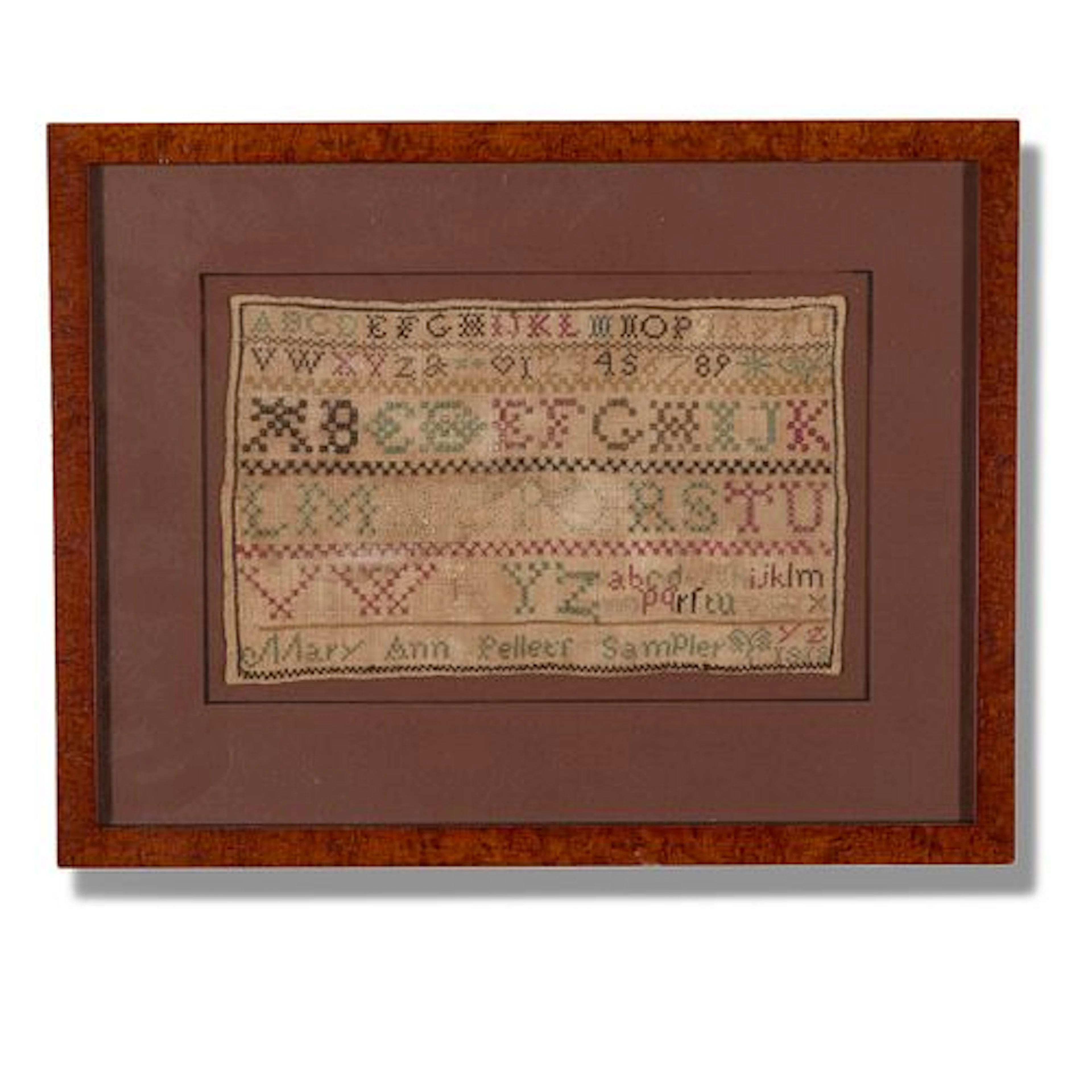 American Needlework Sampler (1818)