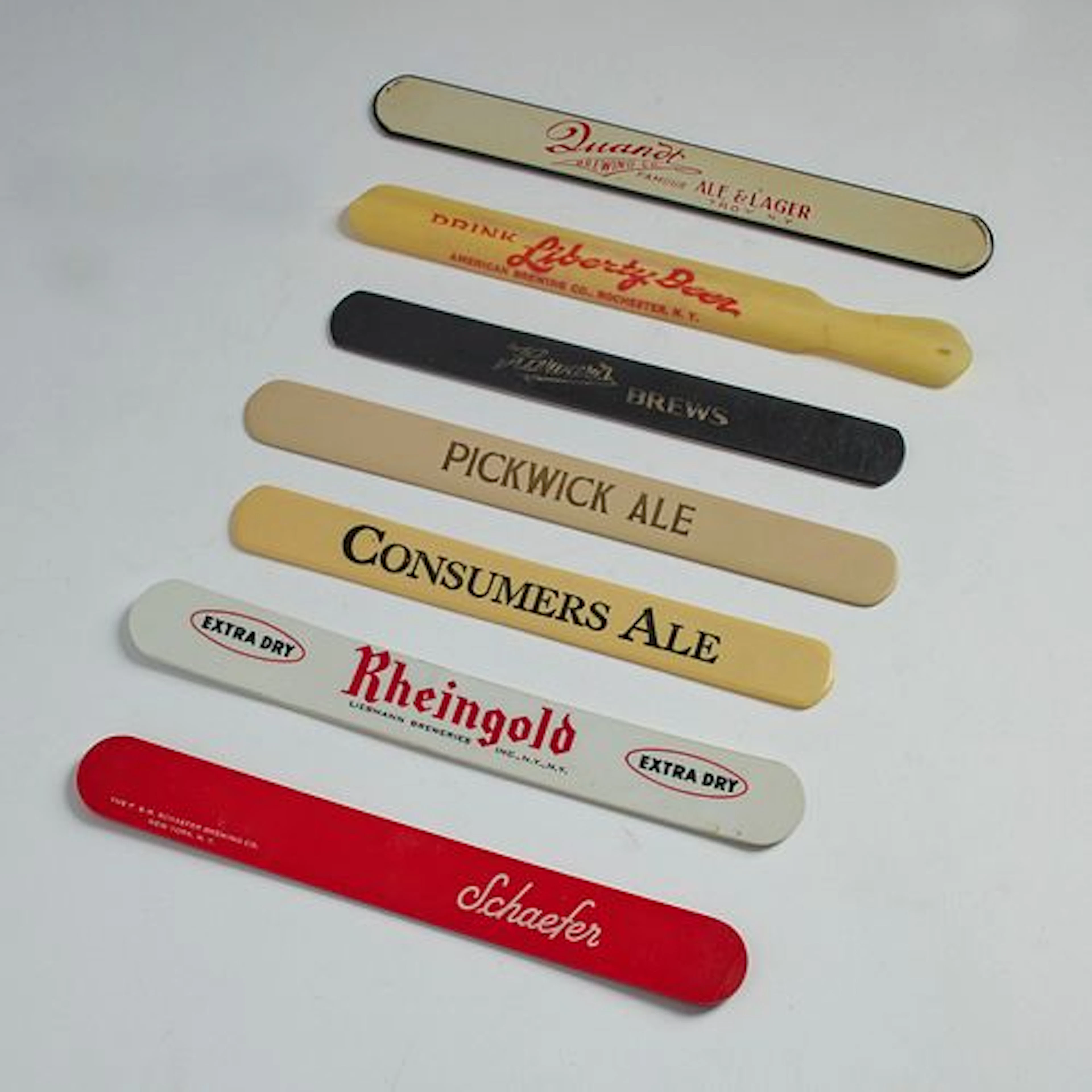 Seven Beer Foam Scrapers