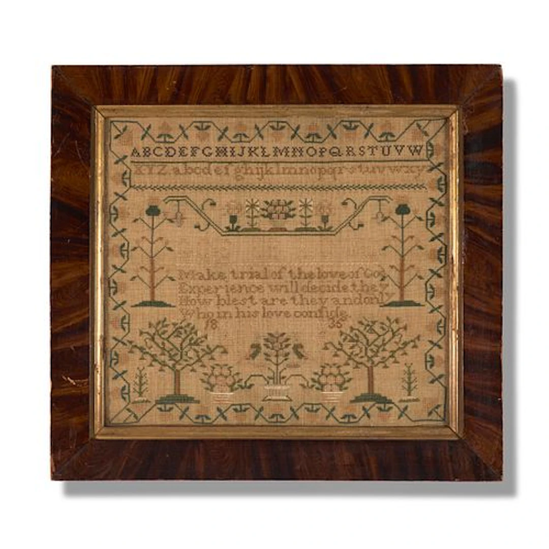 American Needlework Sampler (1836)