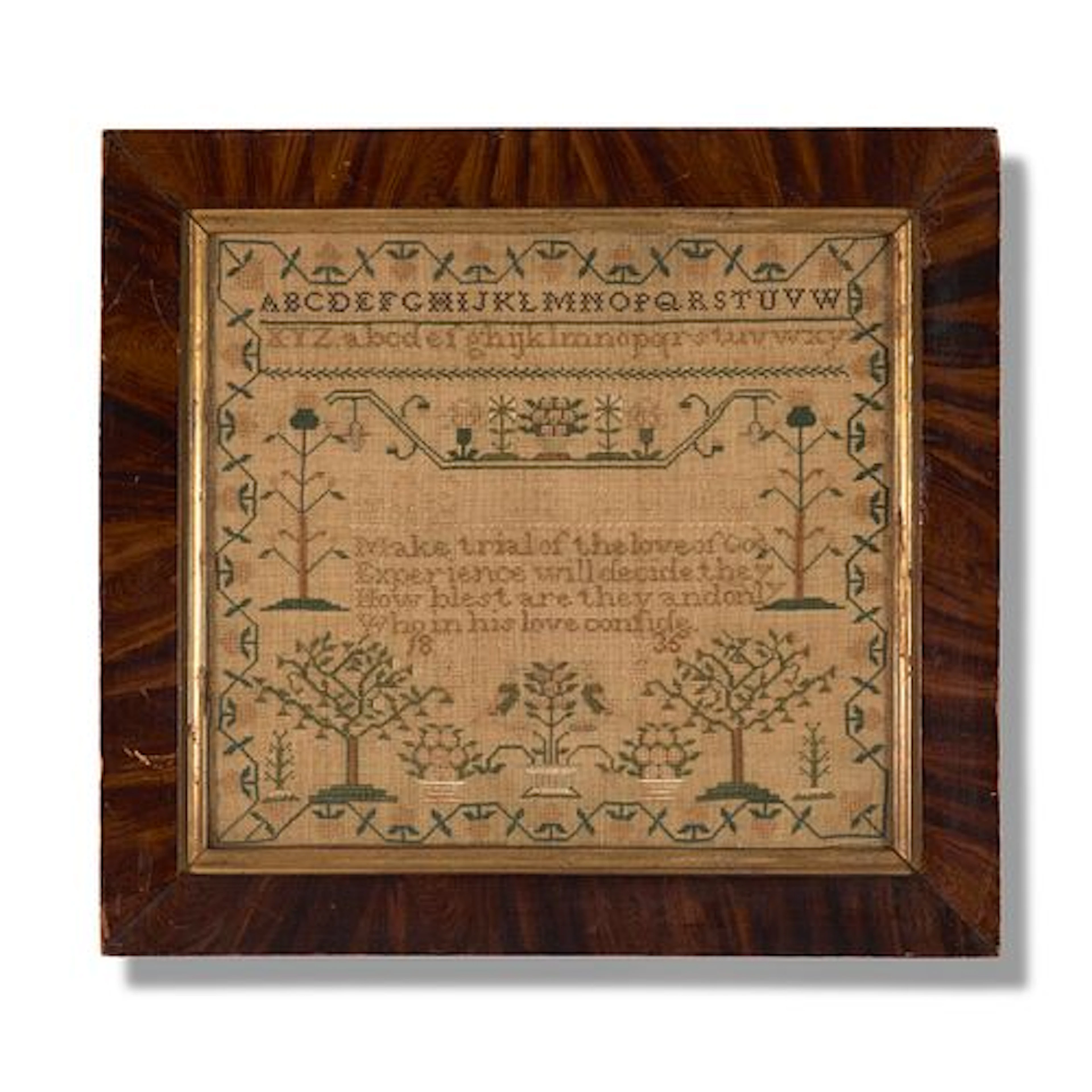 American Needlework Sampler (1836)