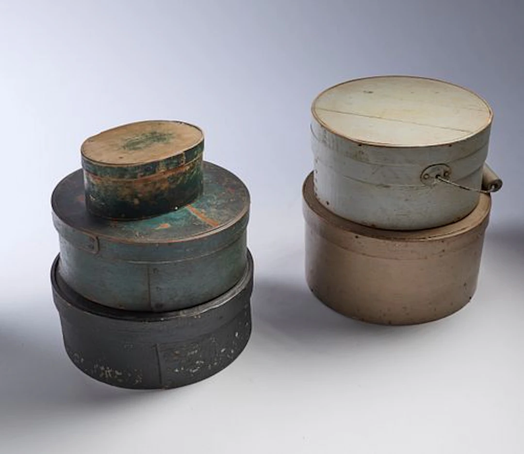 19th Century Painted Pantry Boxes