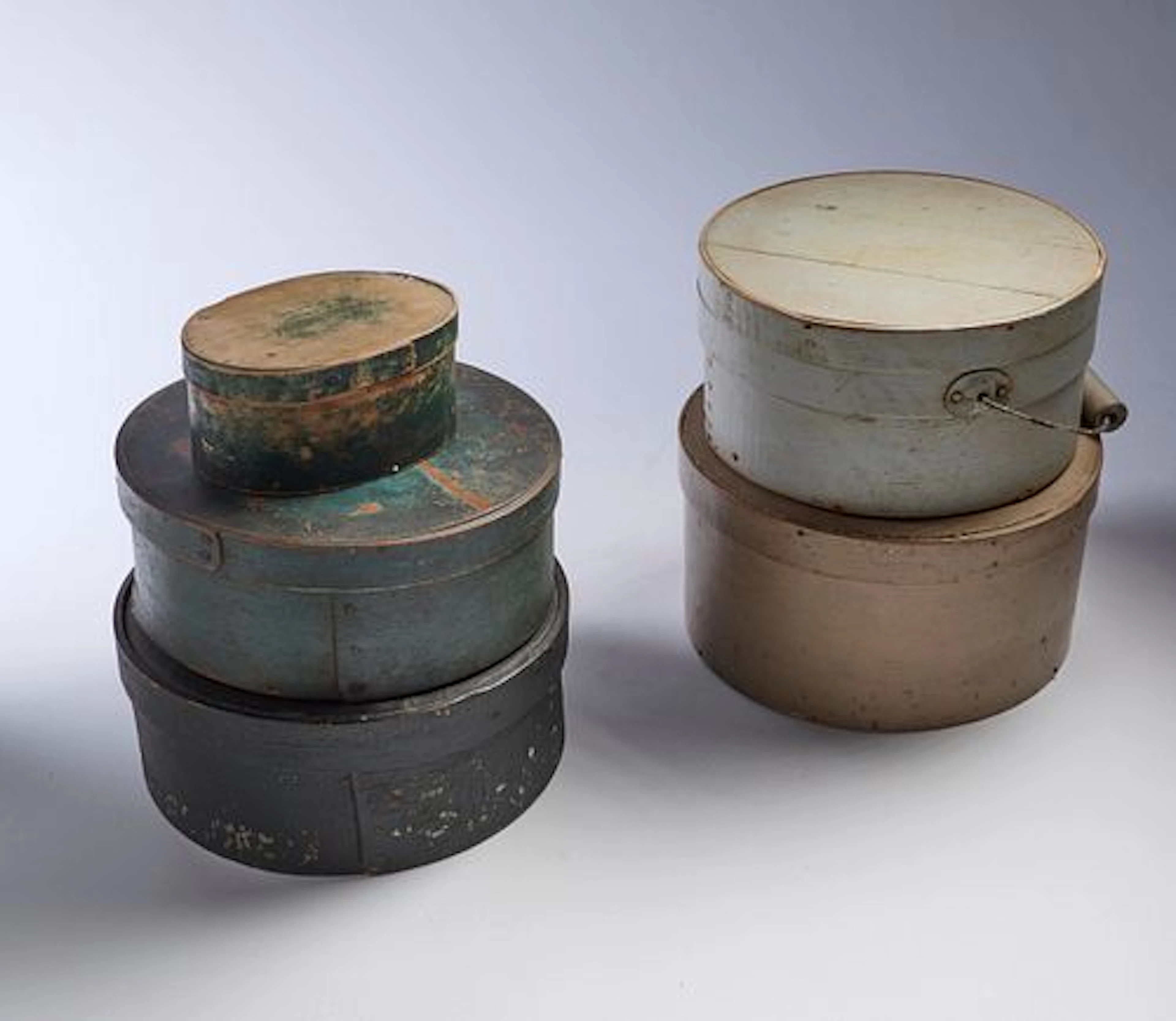 19th Century Painted Pantry Boxes