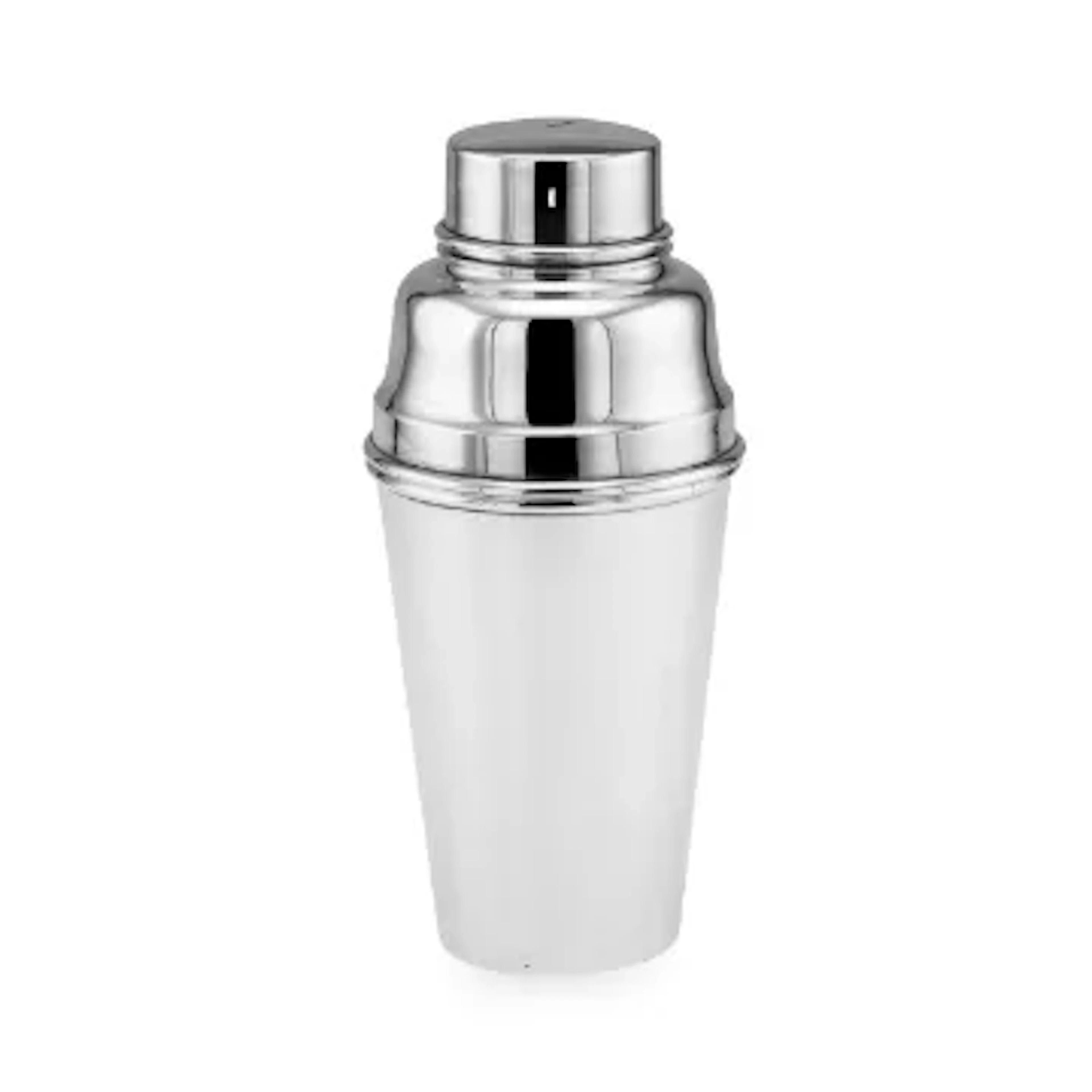 A FINE ART DECO STERLING SILVER COCKTAIL SHAKER, C. 1936