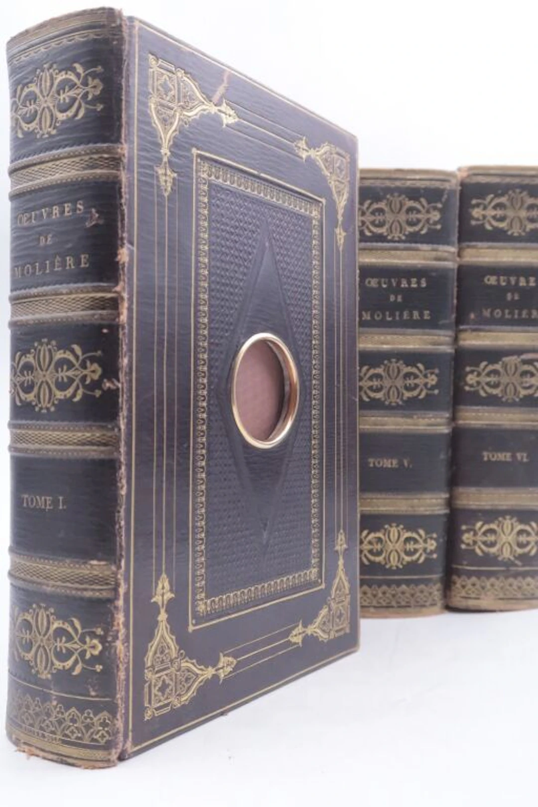 MOLIERE and MOREAU THE YOUNGER. The Works of Molière with Grammatical