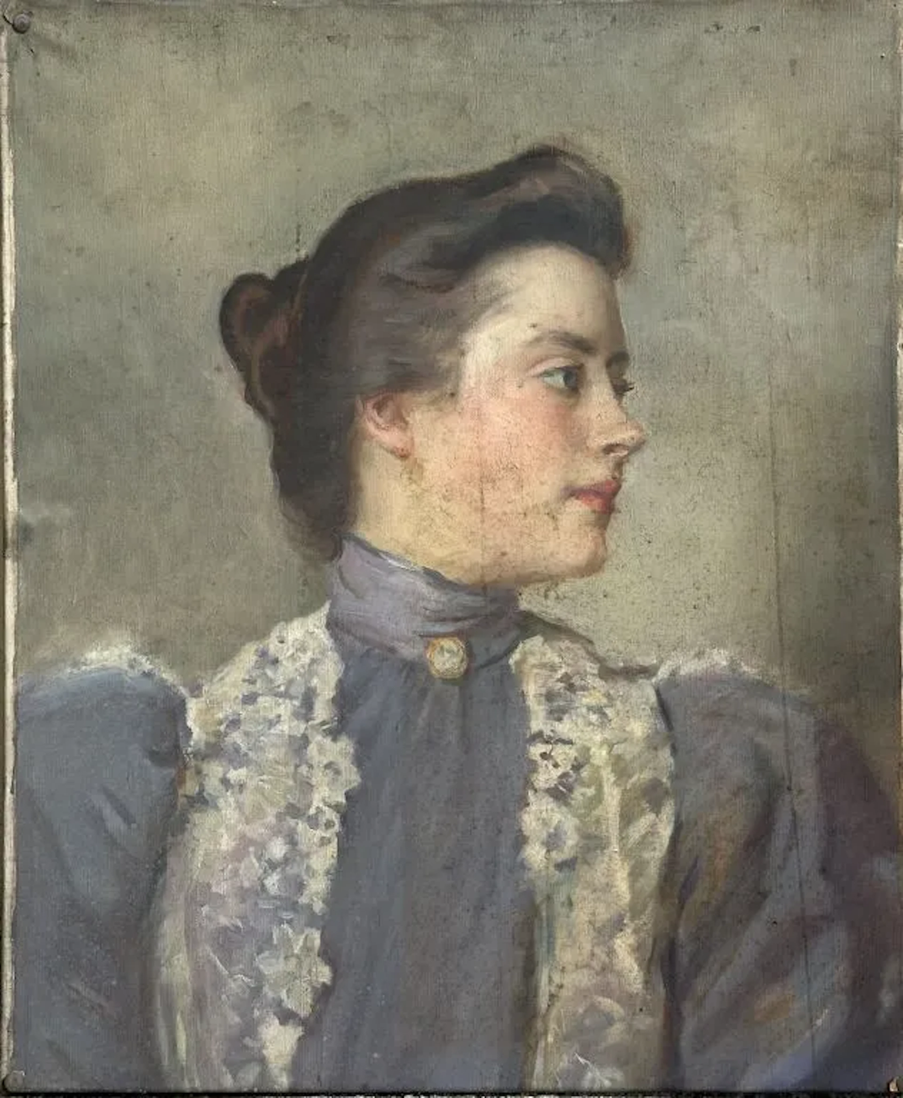 Suzanne de VIOLAINE-BRINQUANT (circa 1874–1918). A student of Louis-Hector