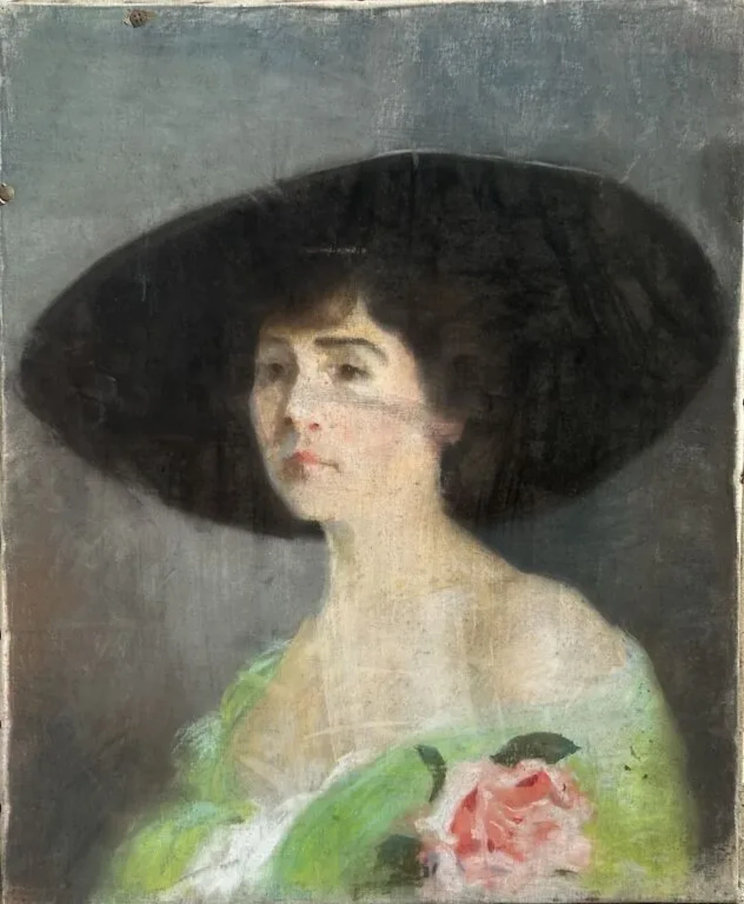 Suzanne de VIOLAINE-BRINQUANT (circa 1874–1918). A student of Louis-Hector